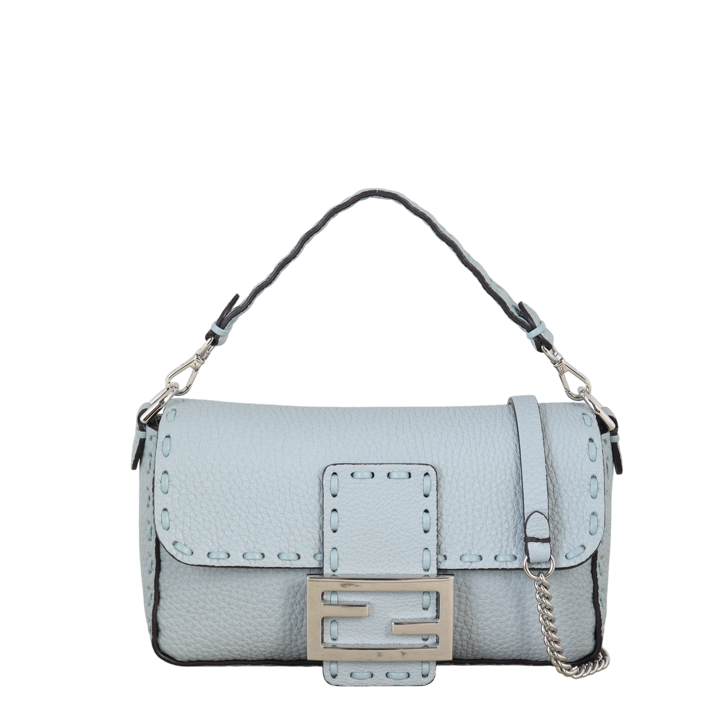 Fendi Crossbody Bag Baguette Selleria Mini Shoulder Bag