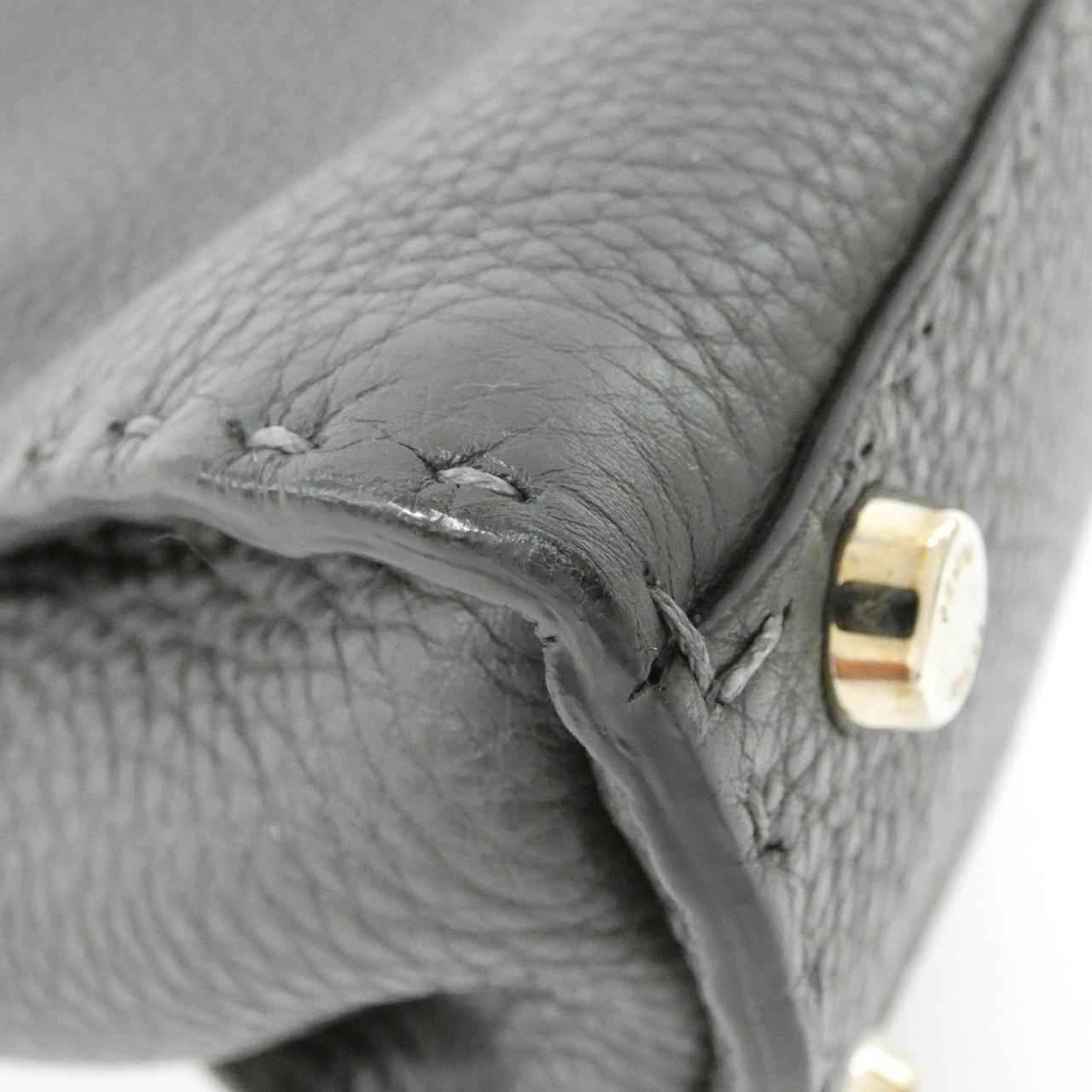 Fendi Selleria Peekaboo Calf Handbag Travel Bag