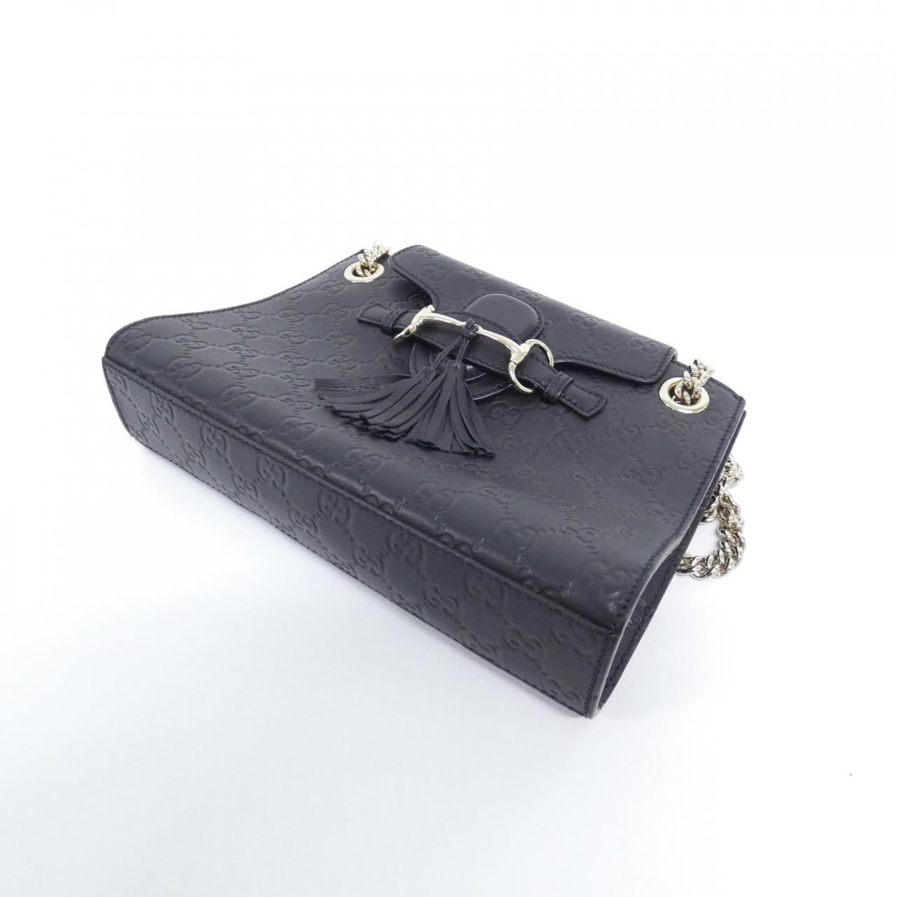 Gucci Signature Shoulder Bag Leather Shoulder Bag