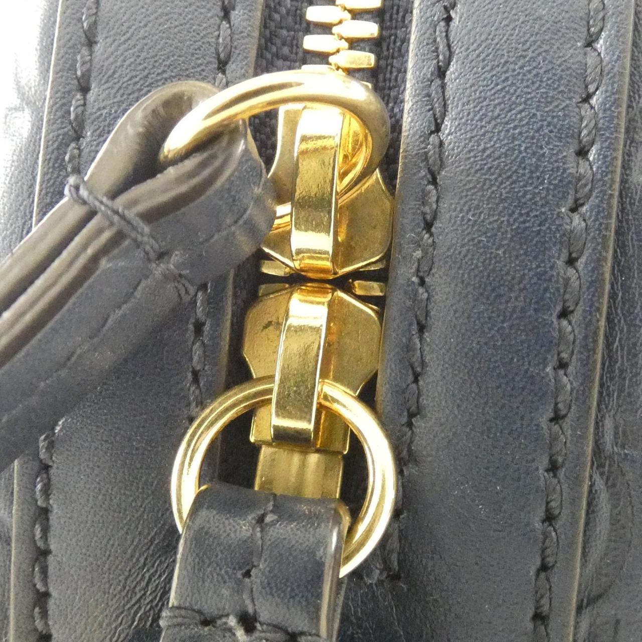 Gucci Signature Boston Bag Leather Travel Bag