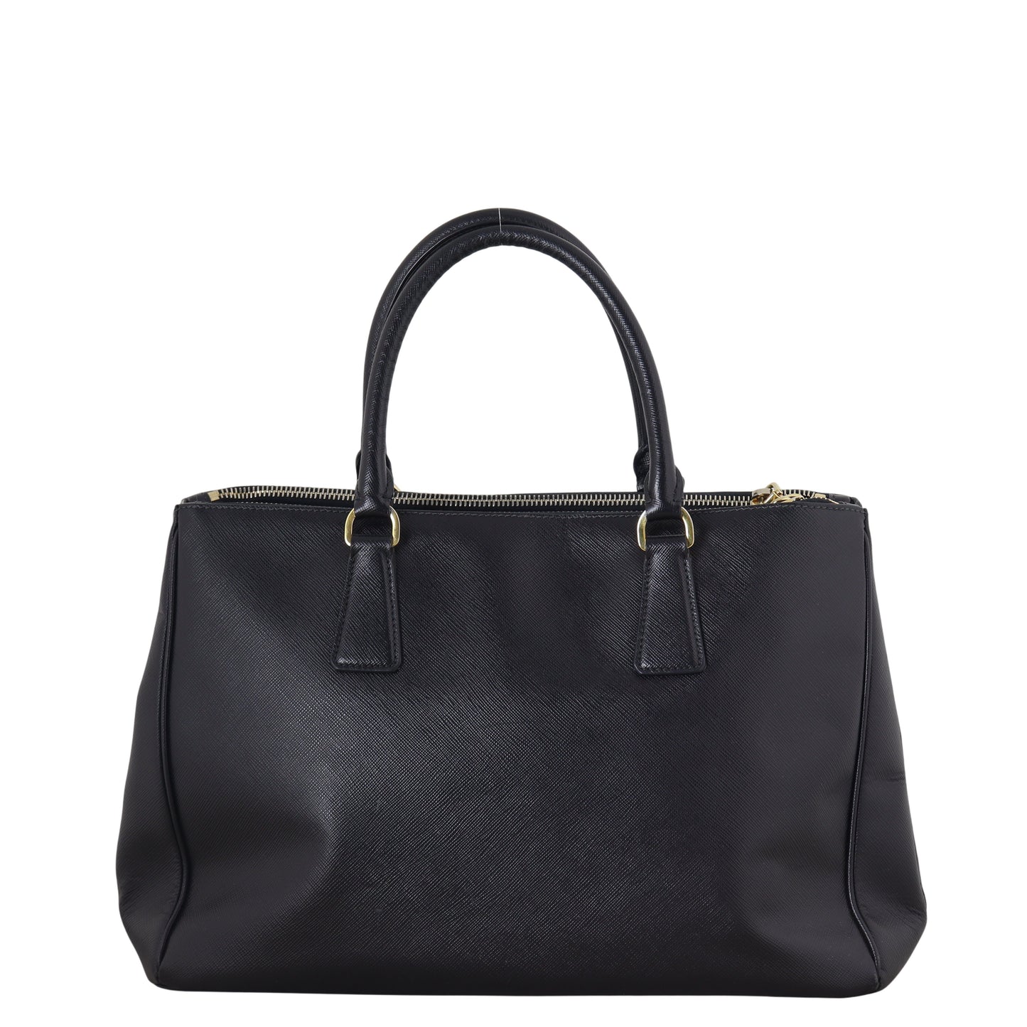 Prada Saffiano Lux Galleria Double Zip Tote Handbag Medium Tote Bag