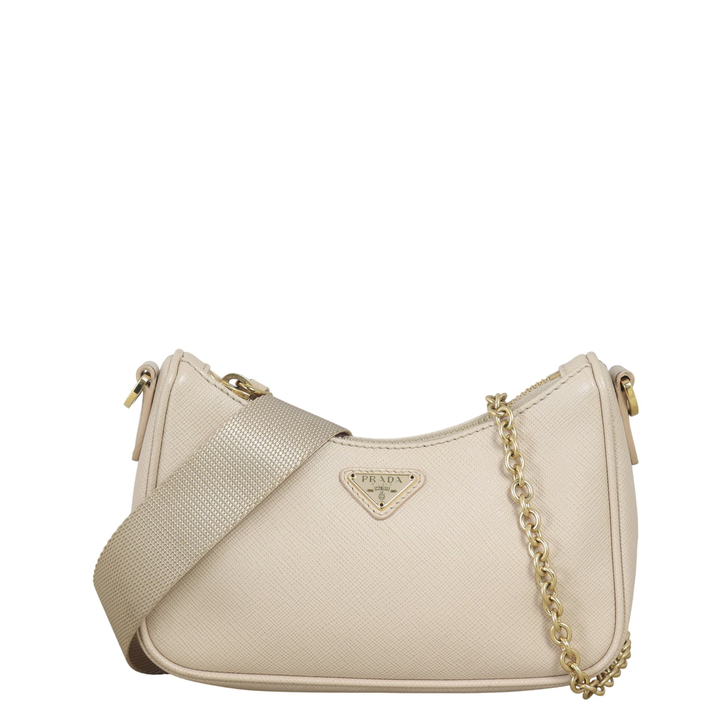 Prada Crossbody Bag Re-Edition Shoulder Bag 3 Saffiano Brown Mini