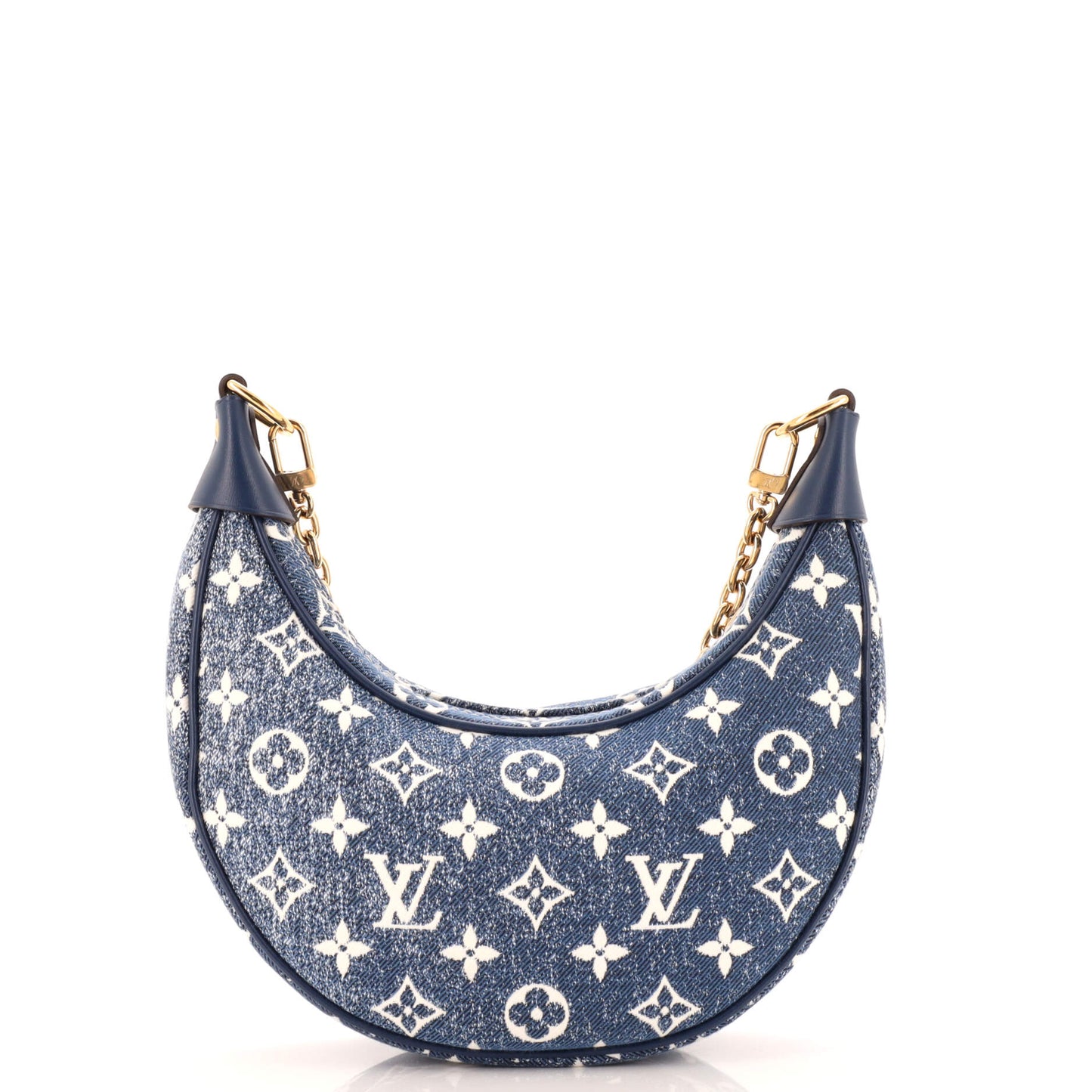 Louis Vuitton Loop Handbag Jacquard Denim Monogram Shoulder Bag