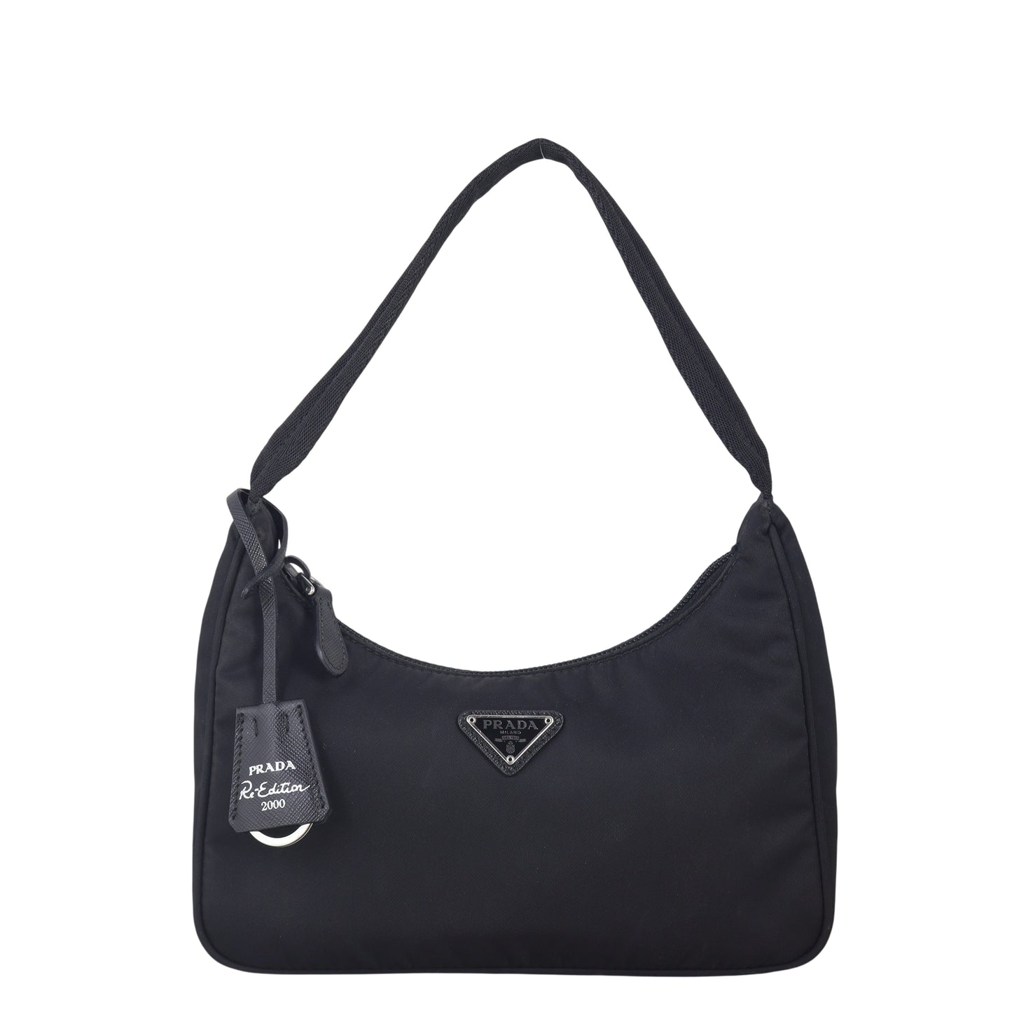 Prada Shoulder Bag Re-Edition Tessuto 3 Nylon Black Mini