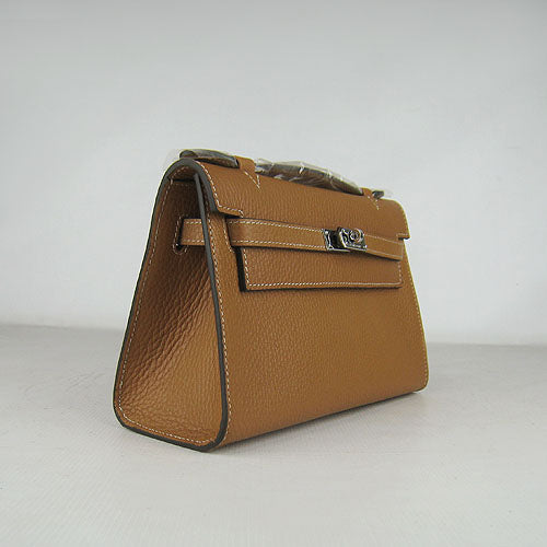 Hermes Luxury Kelly Cm Handbag H Light Coffee Travel Bag