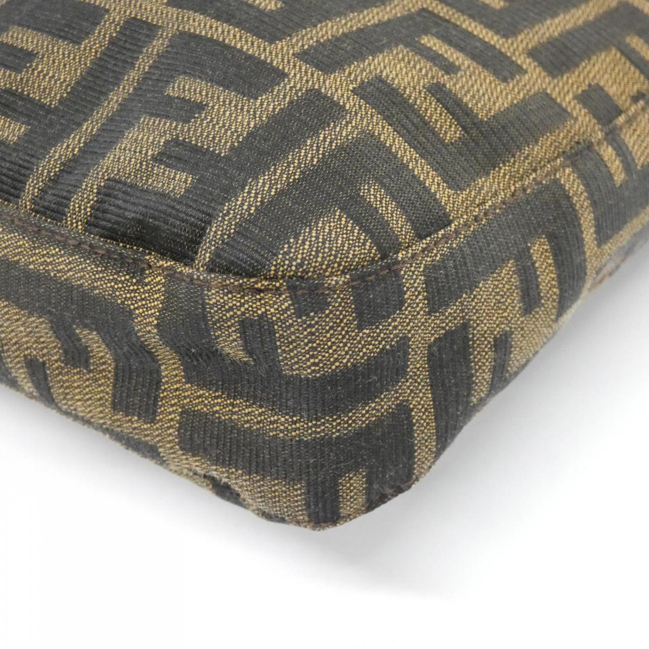 Fendi Mamma Baguette Shoulder Bag Canvas