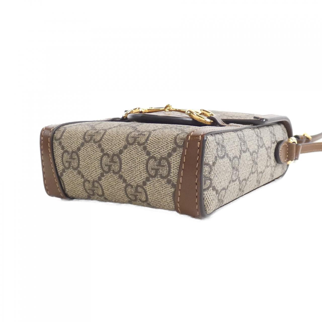 Gucci Horsebit Supreme Shoulder Bag Canvas Bag 5