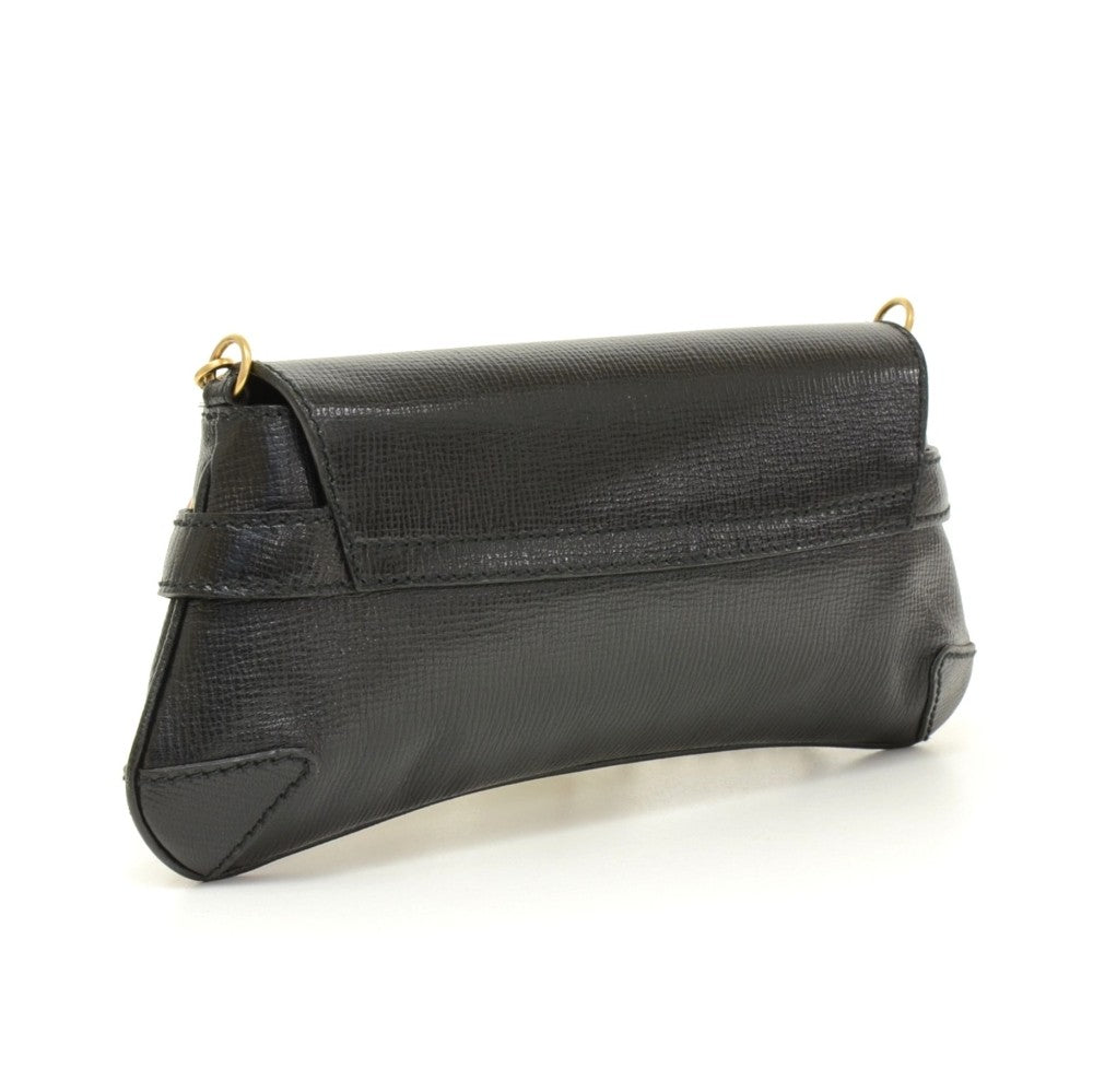 Gucci Textured Horsebit Bag Leather Shoulder Bag
