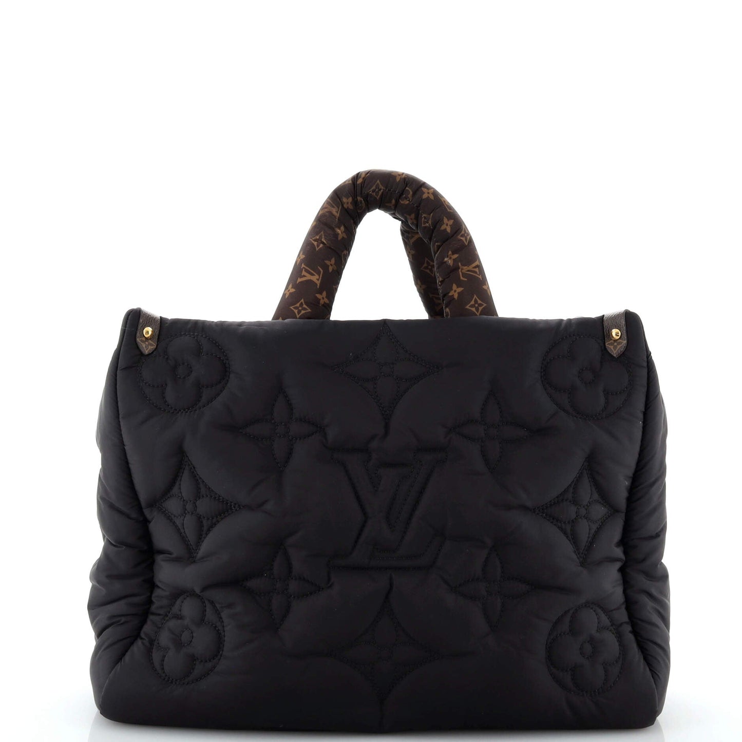 Louis Vuitton Pillow Onthego Tote Econyl Mm Nylon Quilted Tote Bag