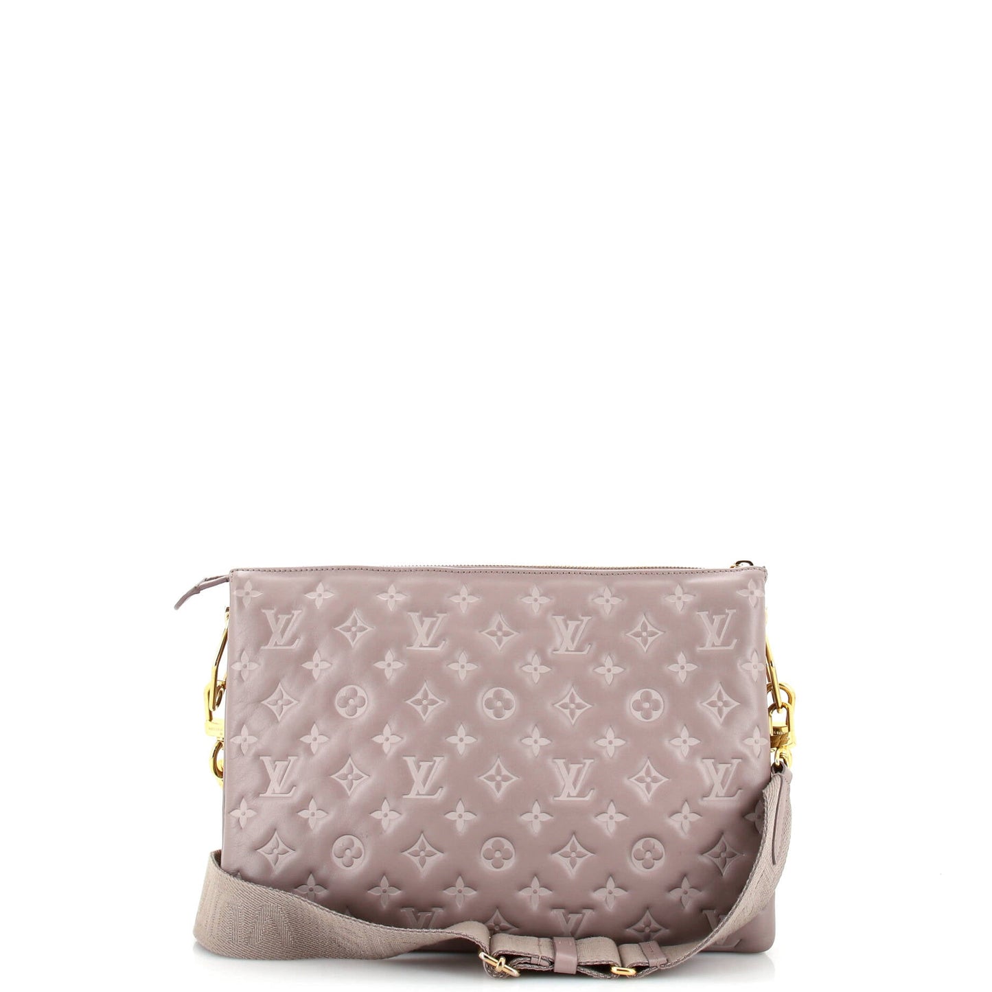 Louis Vuitton Coussin Bag Embossed Lambskin Mm Monogram Shoulder Bag