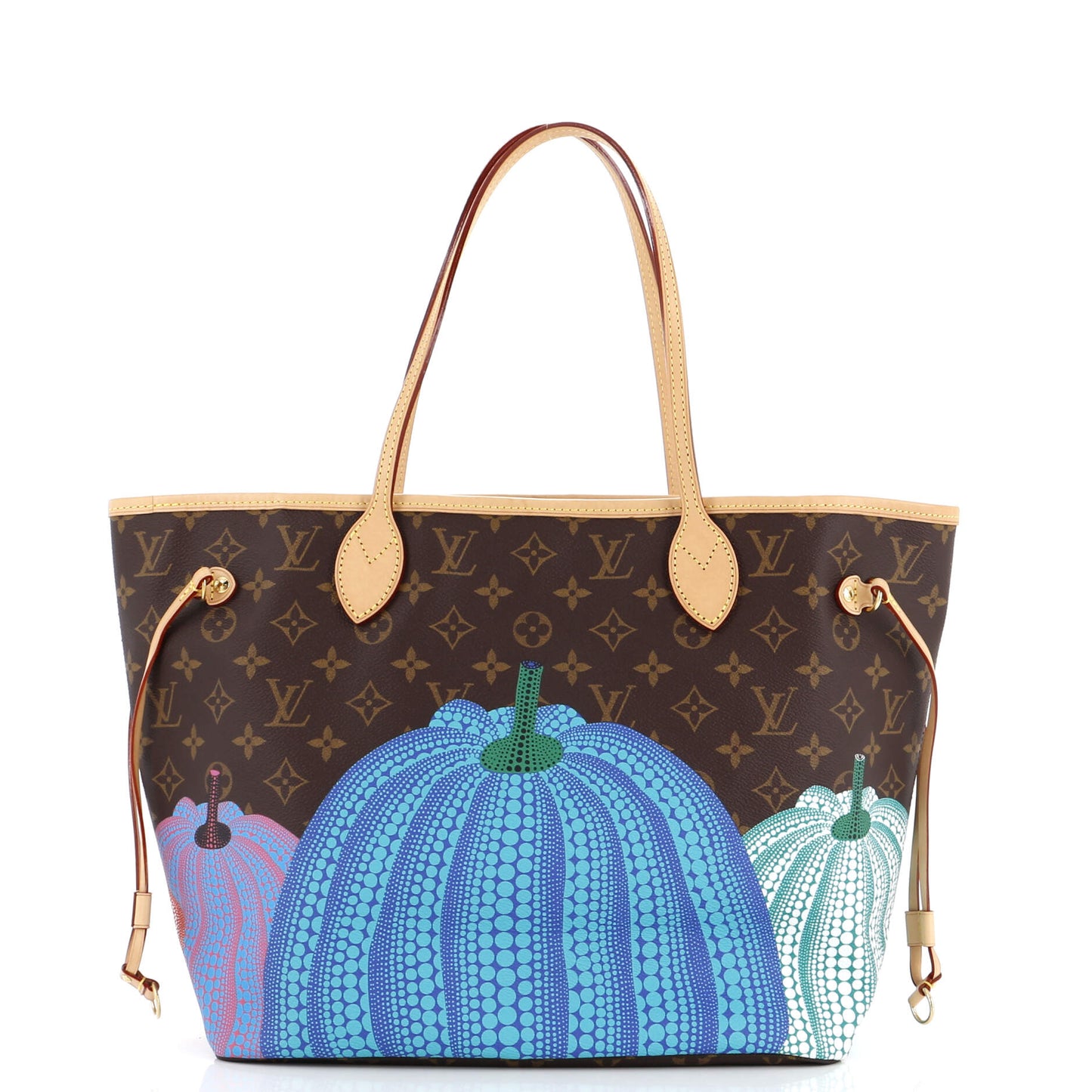 Louis Vuitton Neverfull Nm Tote Yayoi Kusama Pumpkins Mm Canvas Monogram Shoes