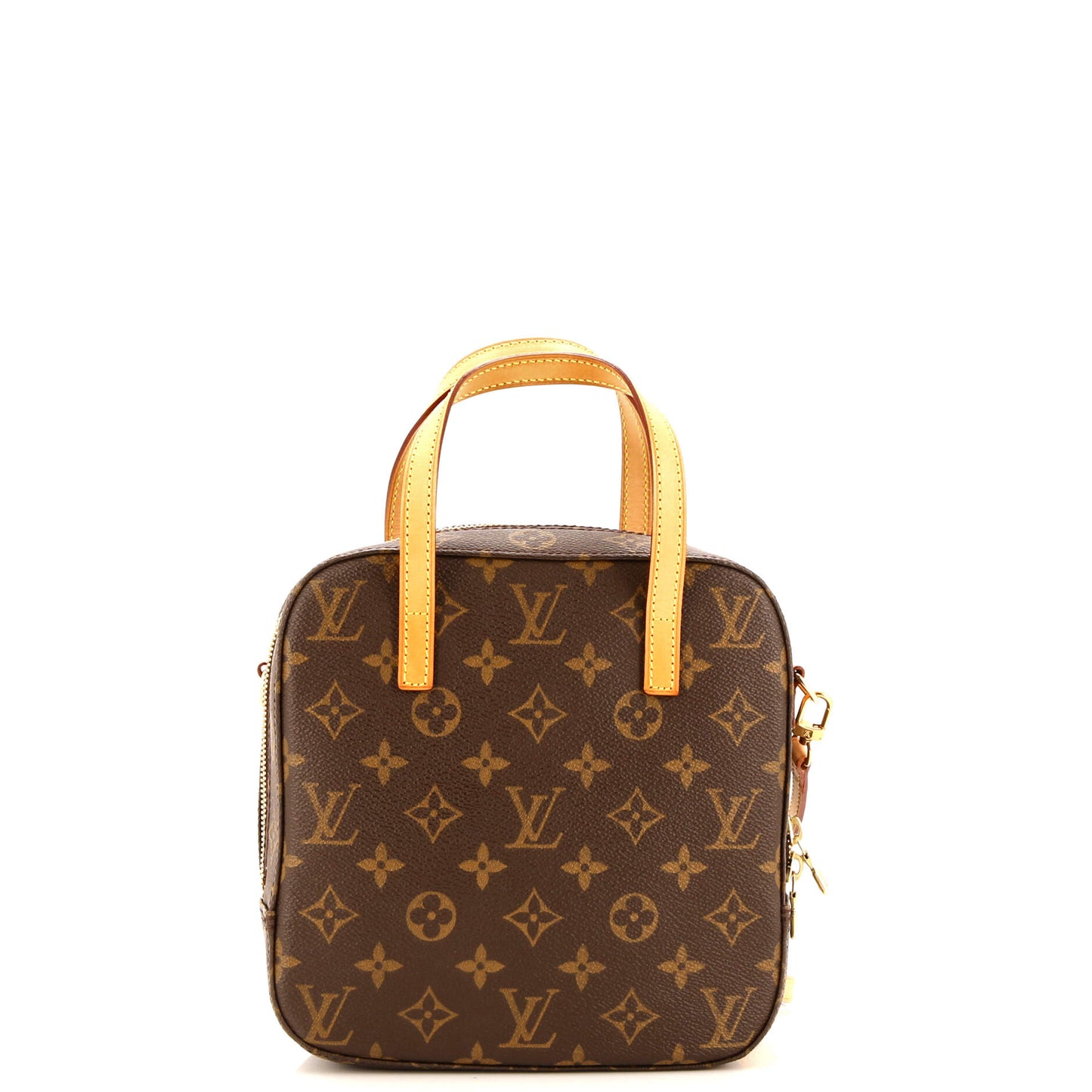 Louis Vuitton Spontini Handbag Canvas Monogram Travel Bag
