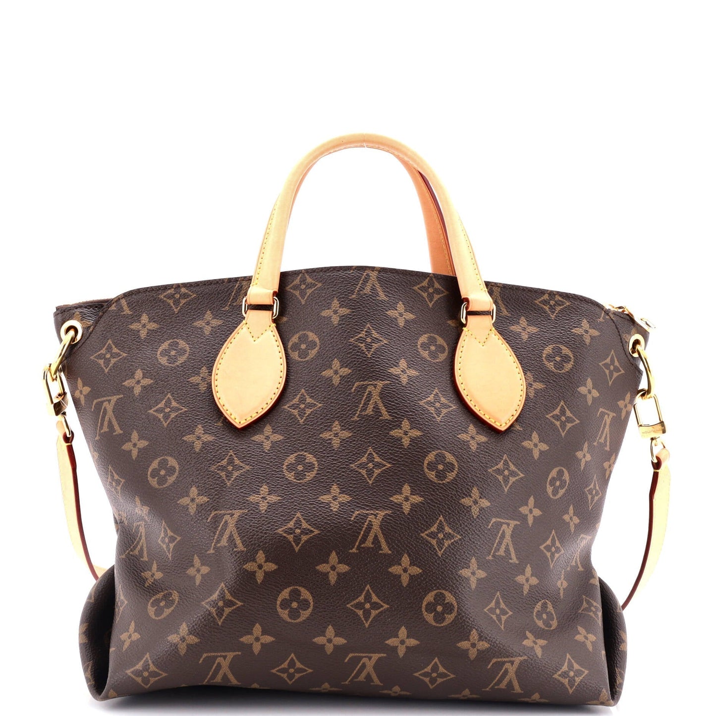 Louis Vuitton Flower Zipped Tote Mm Canvas Monogram Shoulder Bag