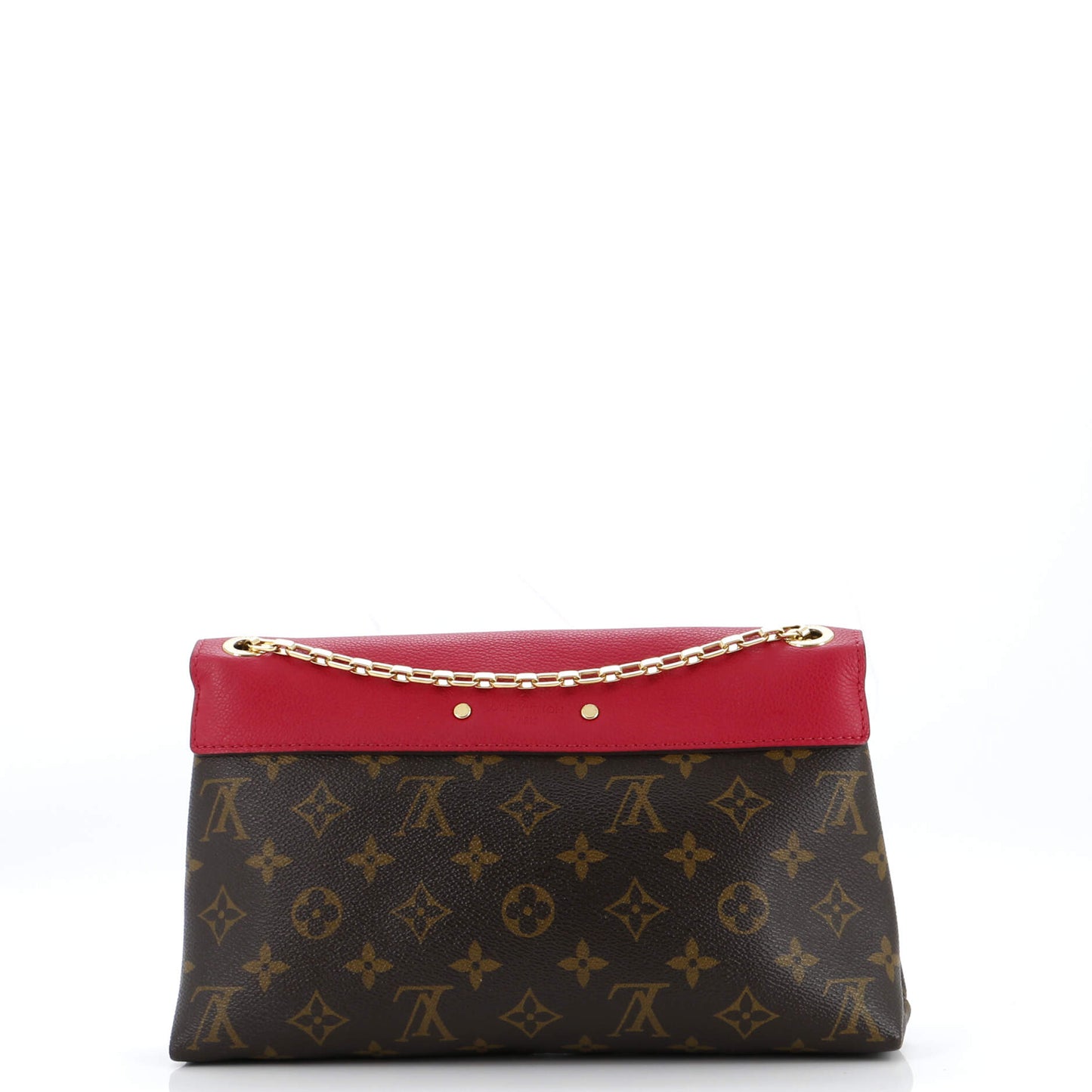 Louis Vuitton Pallas Shoulder Bag And Calfskin Canvas Monogram