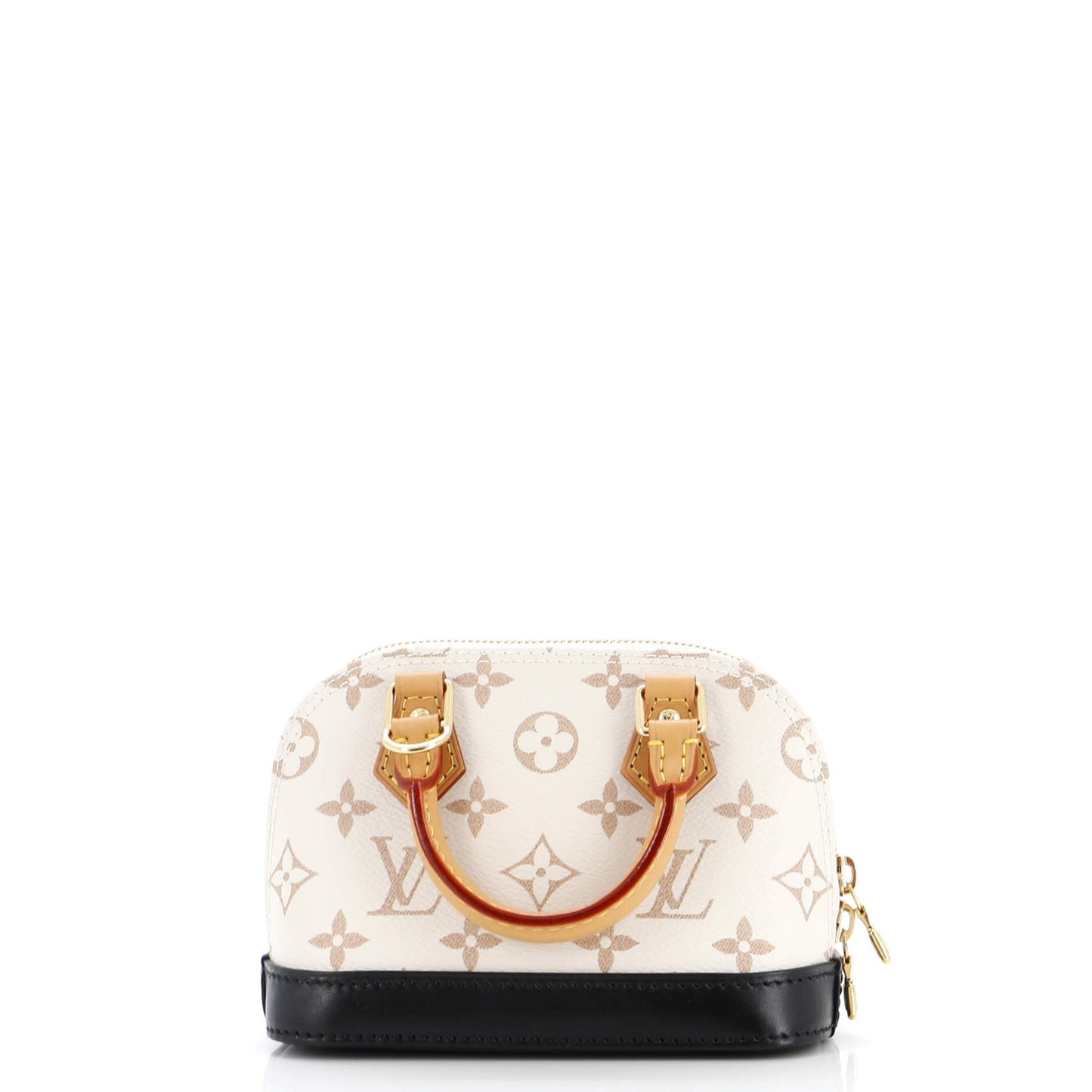 Louis Vuitton Alma Handbag Dune Nano Canvas Monogram Travel Bag