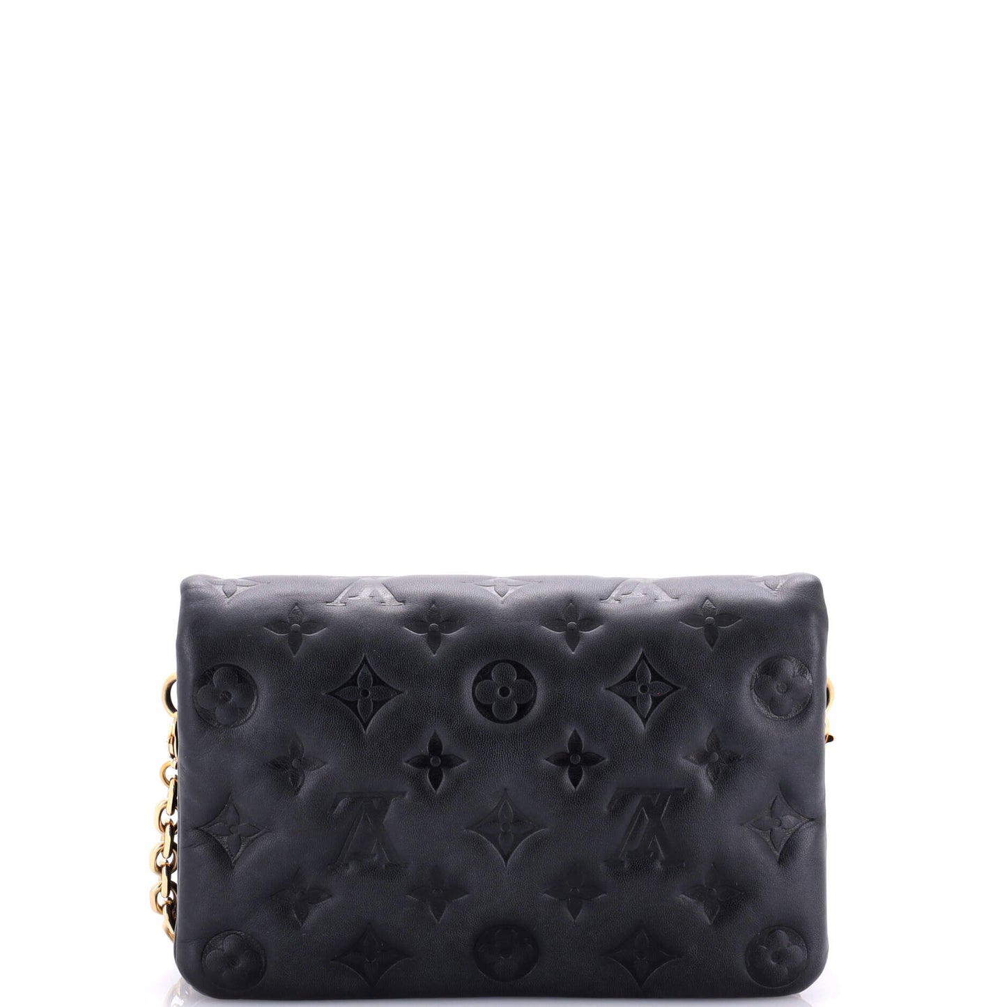 Louis Vuitton Coussin Pochette Embossed Lambskin Shoulder Bag Monogram