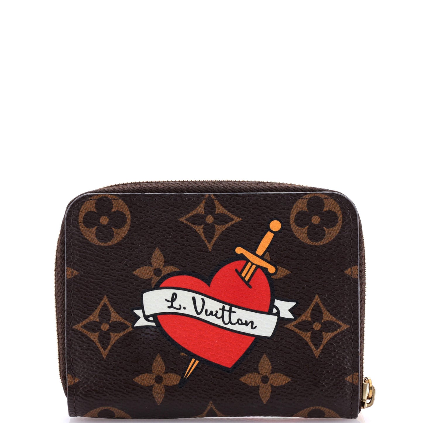 Louis Vuitton Zippy Coin Purse Limited Edition Patches Canvas Monogram Travel Bag
