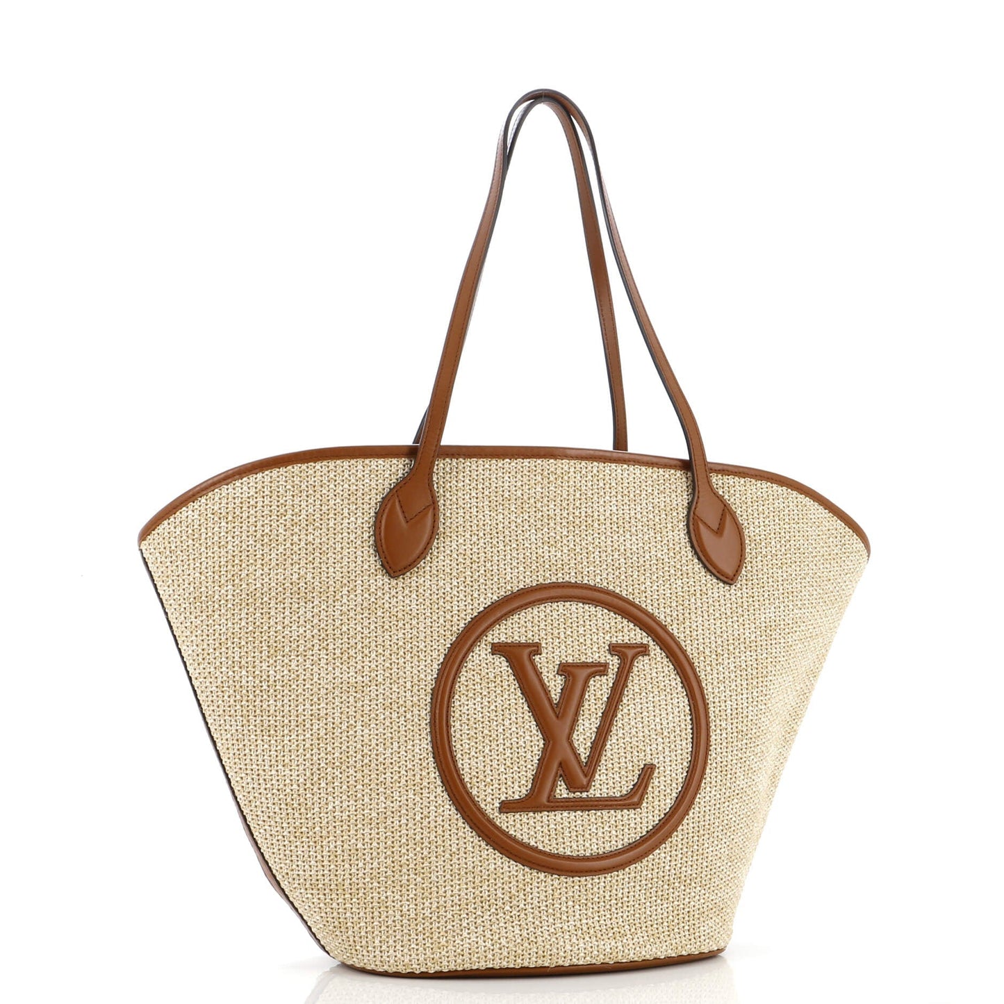 Louis Vuitton Saint Jacques Nm Handbag And Leather Raffia Shoulder Bag Leather 294280106