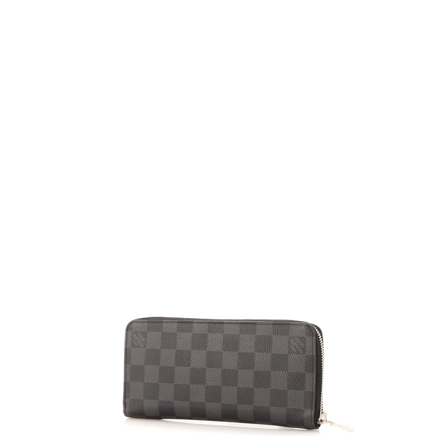 Louis Vuitton Zippy Wallet Damier Graphite Vertical Handbag Travel Bag