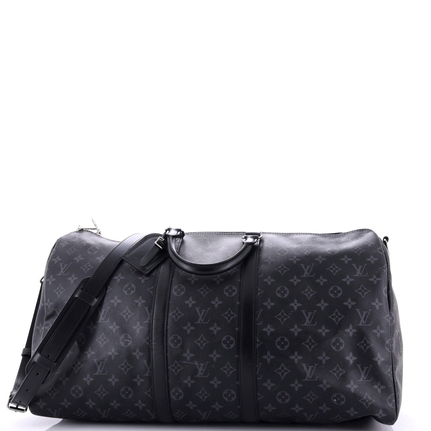 Louis Vuitton Keepall Bandouliere Bag Eclipse Canvas Monogram Travel Bag Canvas 552961051