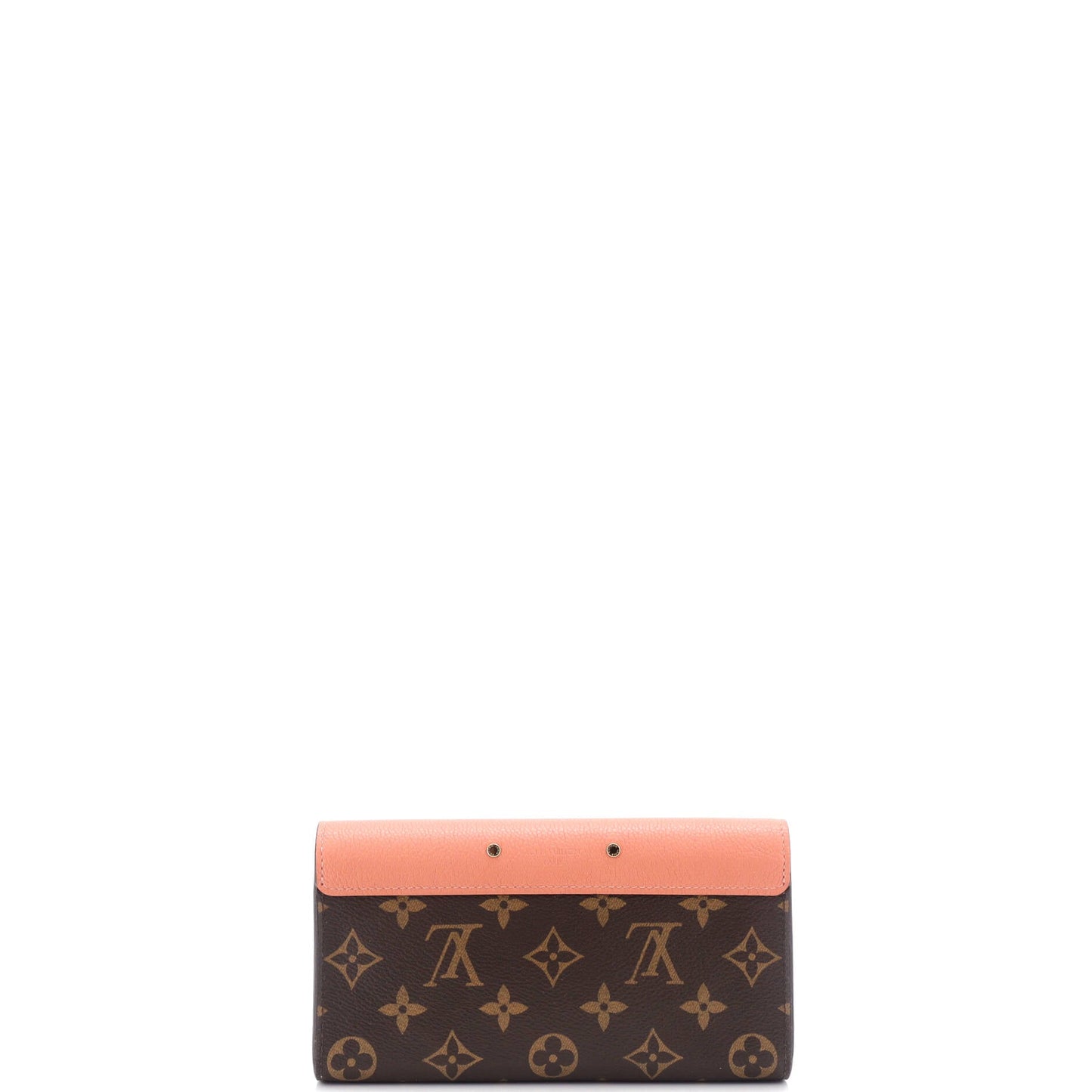 Louis Vuitton Pallas Wallet And Calfskin Handbag Canvas Monogram Travel Bag