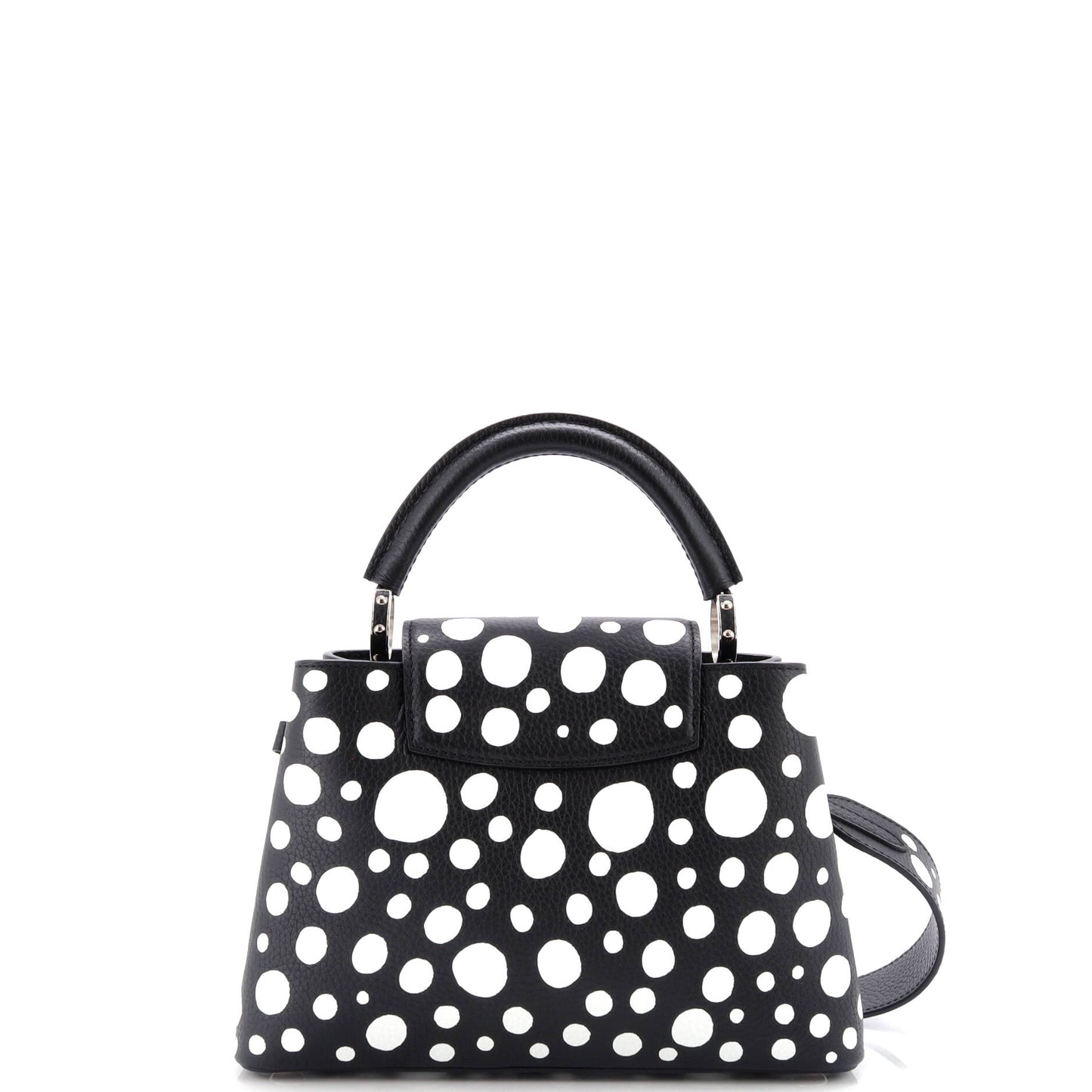 Louis Vuitton Capucines Bag Yayoi Kusama Infinity Dots Taurillon Leather Travel Bag