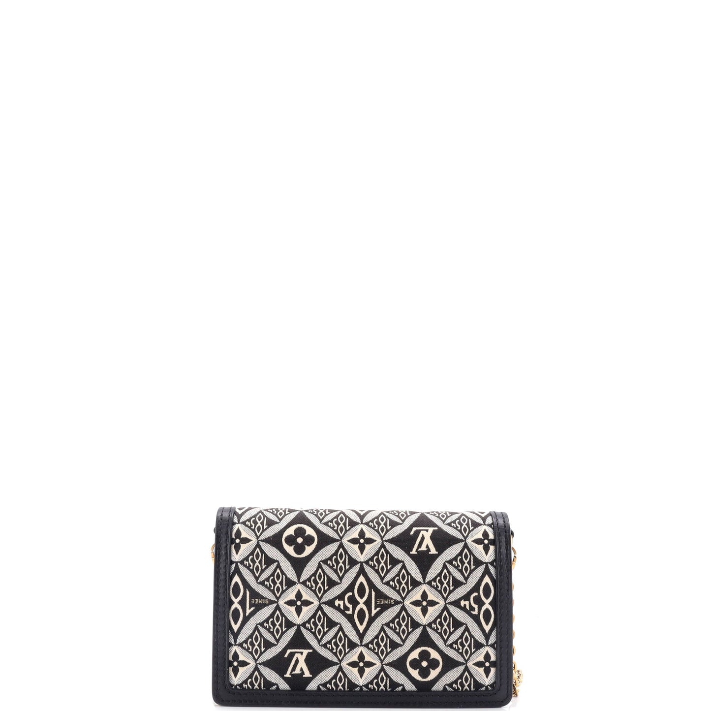 Louis Vuitton Dauphine Wallet Limited Edition Since Jacquard Clutch Monogram Chain Clutch Bag