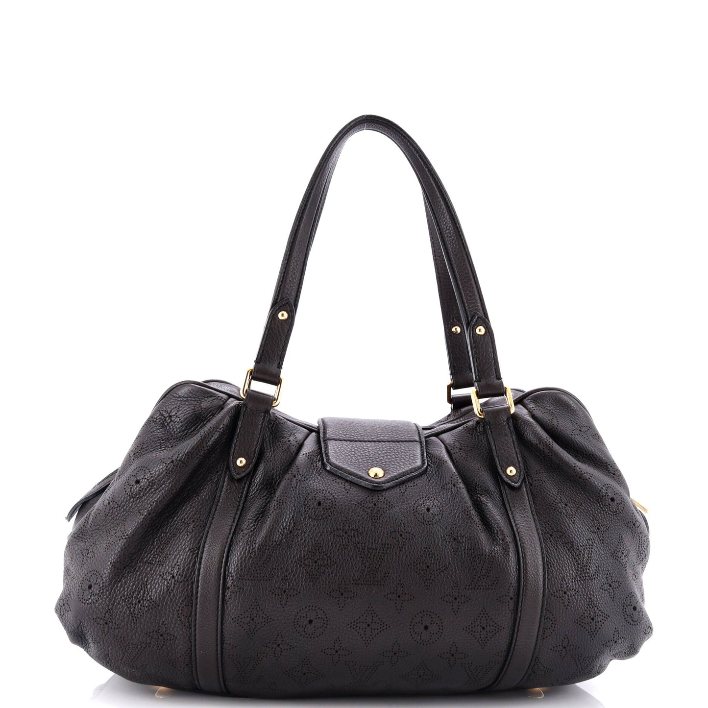 Louis Vuitton Lunar Handbag Mahina Gm Leather Shoulder Bag