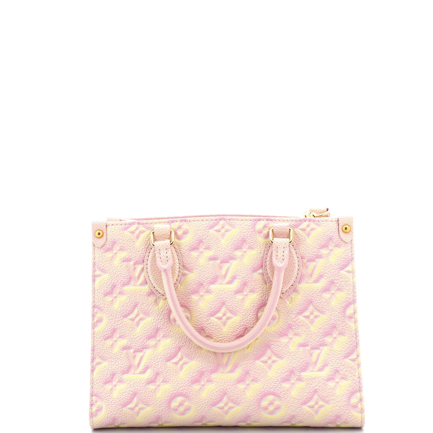 Louis Vuitton Onthego Tote Stardust Empreinte Pm Leather Monogram Shoulder Bag