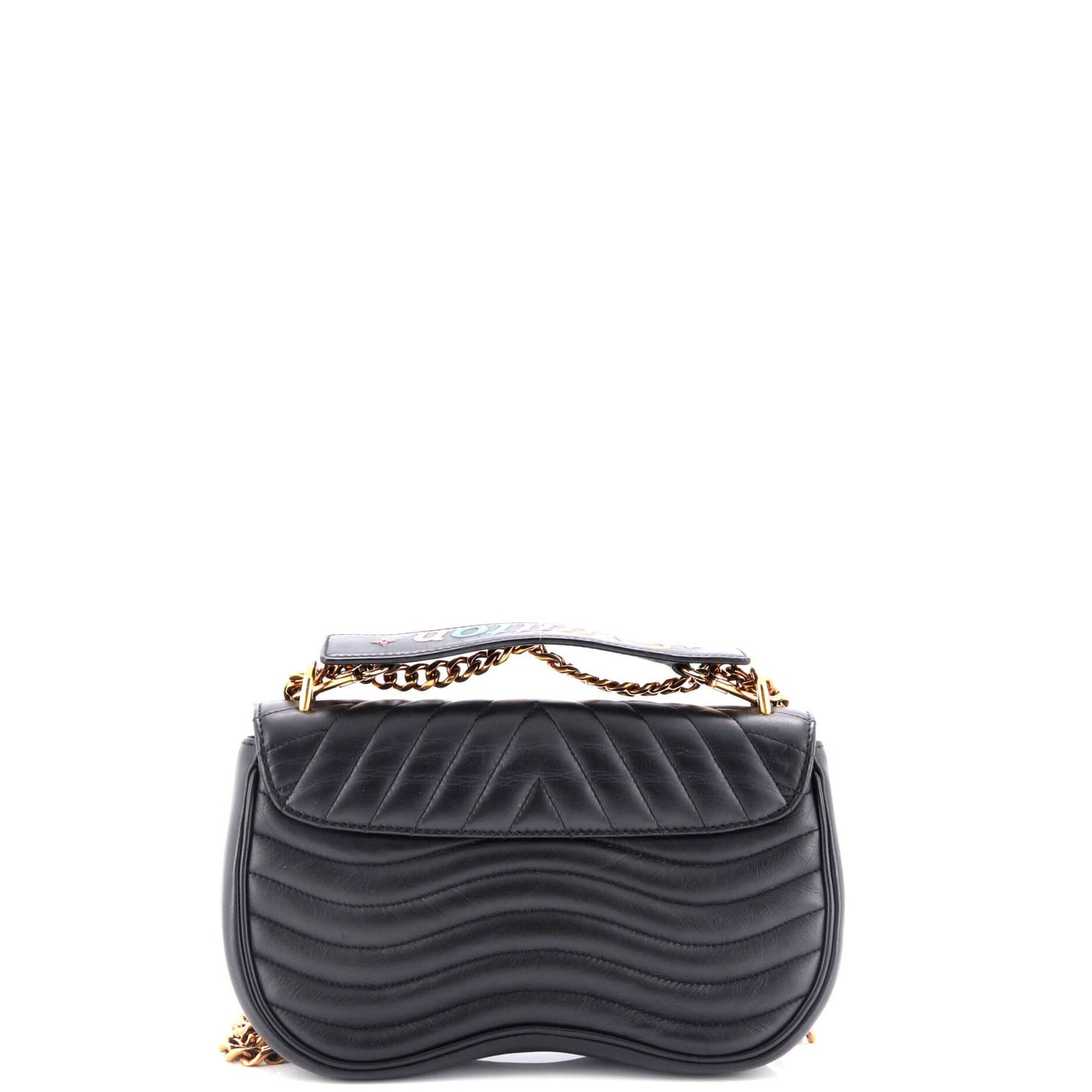 Louis Vuitton New Wave Bag Mm Leather Quilted Shoulder Bag