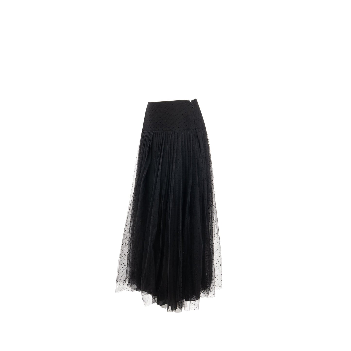 Dior Size Pleated Skirt Polyamide Handbag Black Travel Bag