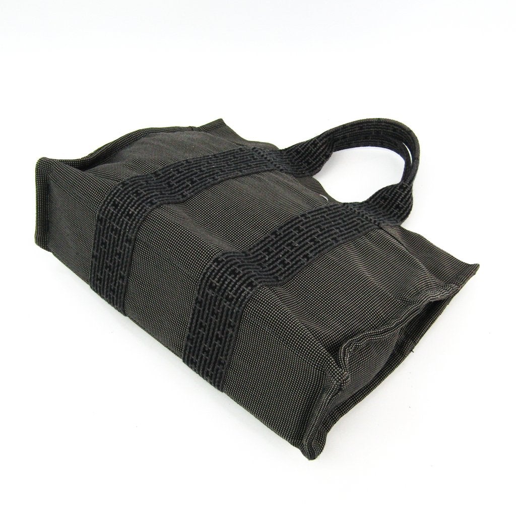 Hermes Luxury Gray Herline Pm Tote Bag ( Canvas