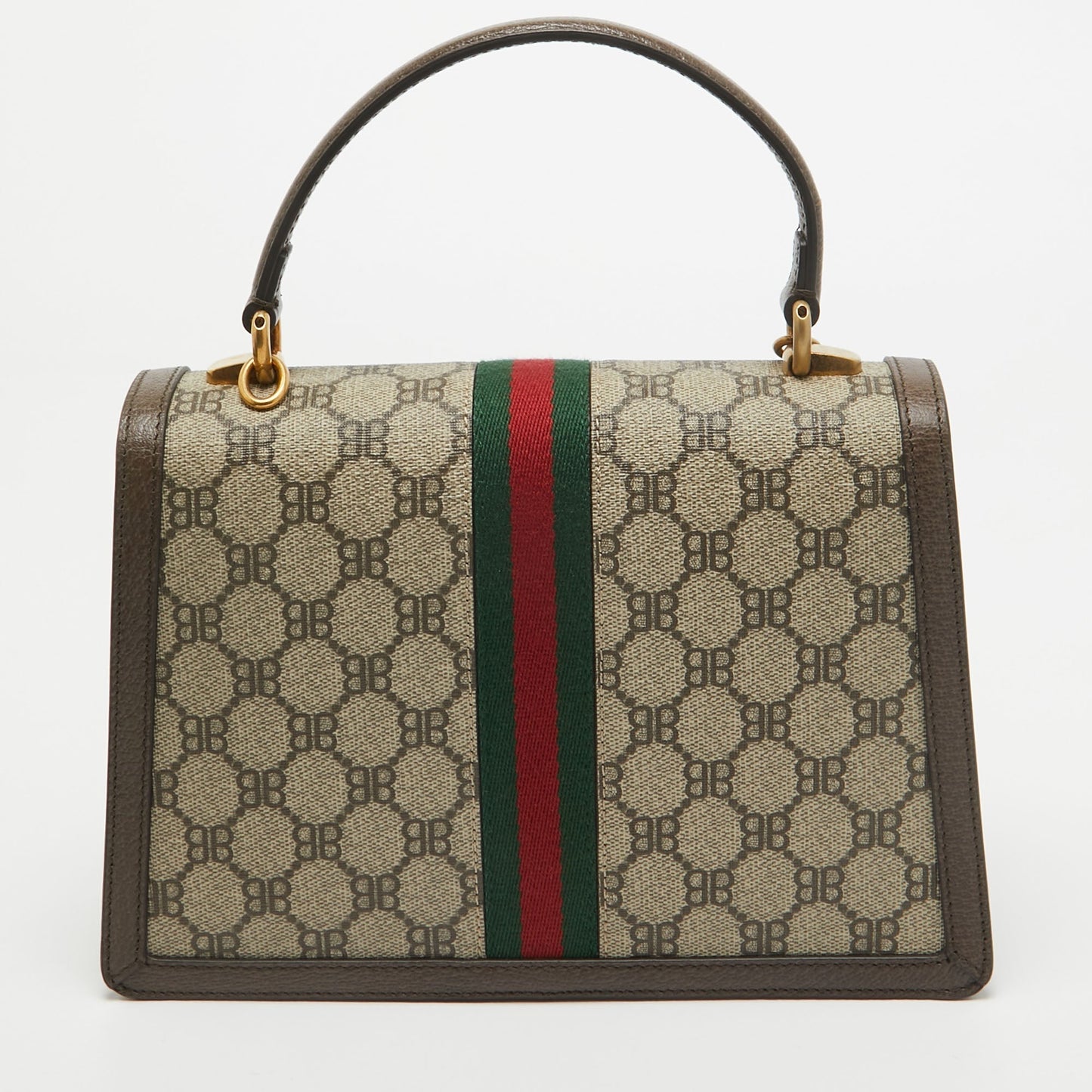 Gucci Luxury Balenciaga Trending X Coated Leather Canvas Brown Beige Apparel