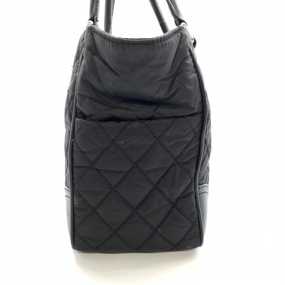 Chanel Tote Bag Cocomark Quilting Leather Nylon