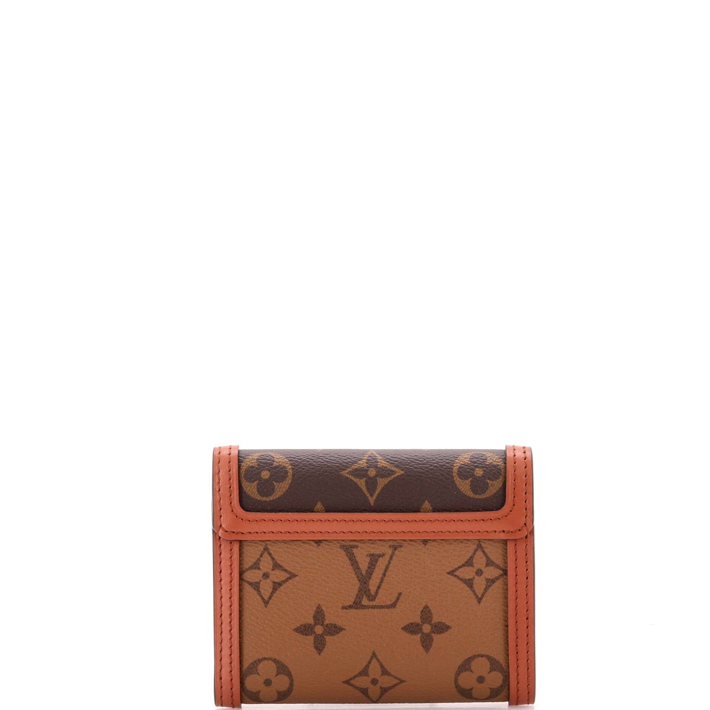 Louis Vuitton Dauphine Wallet Reverse Compact Handbag Canvas Monogram Travel Bag