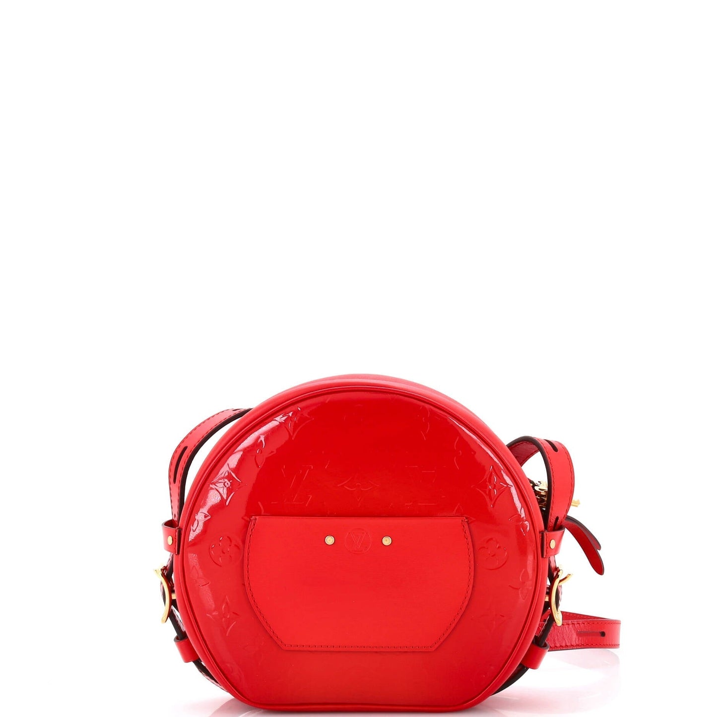 Louis Vuitton Boite Chapeau Souple Bag Vernis Mm Monogram Shoulder Bag