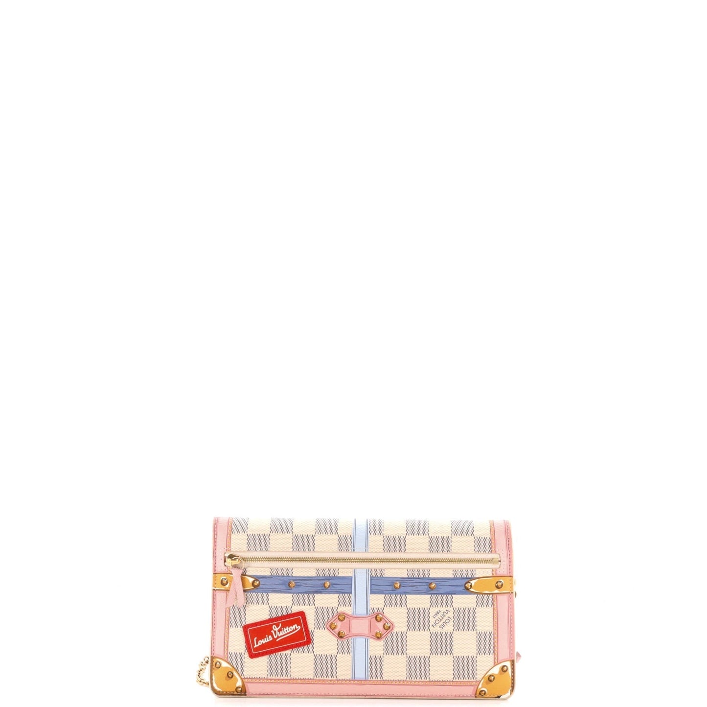Louis Vuitton Weekend Pochette Limited Edition Damier Summer Trunks Clutch Bag