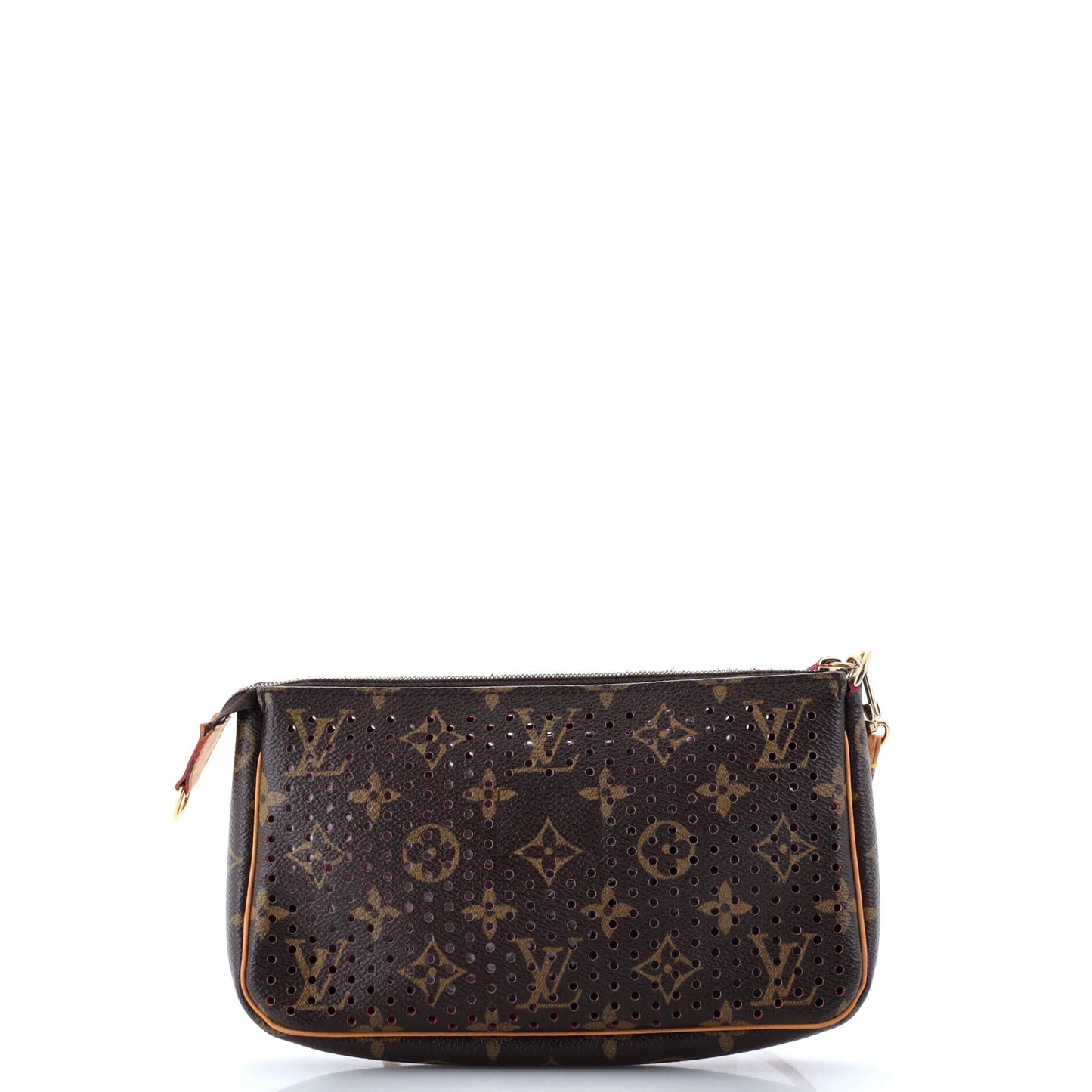 Louis Vuitton Pochette Accessoires Perforated Clutch Bag Canvas Monogram Canvas 30084422