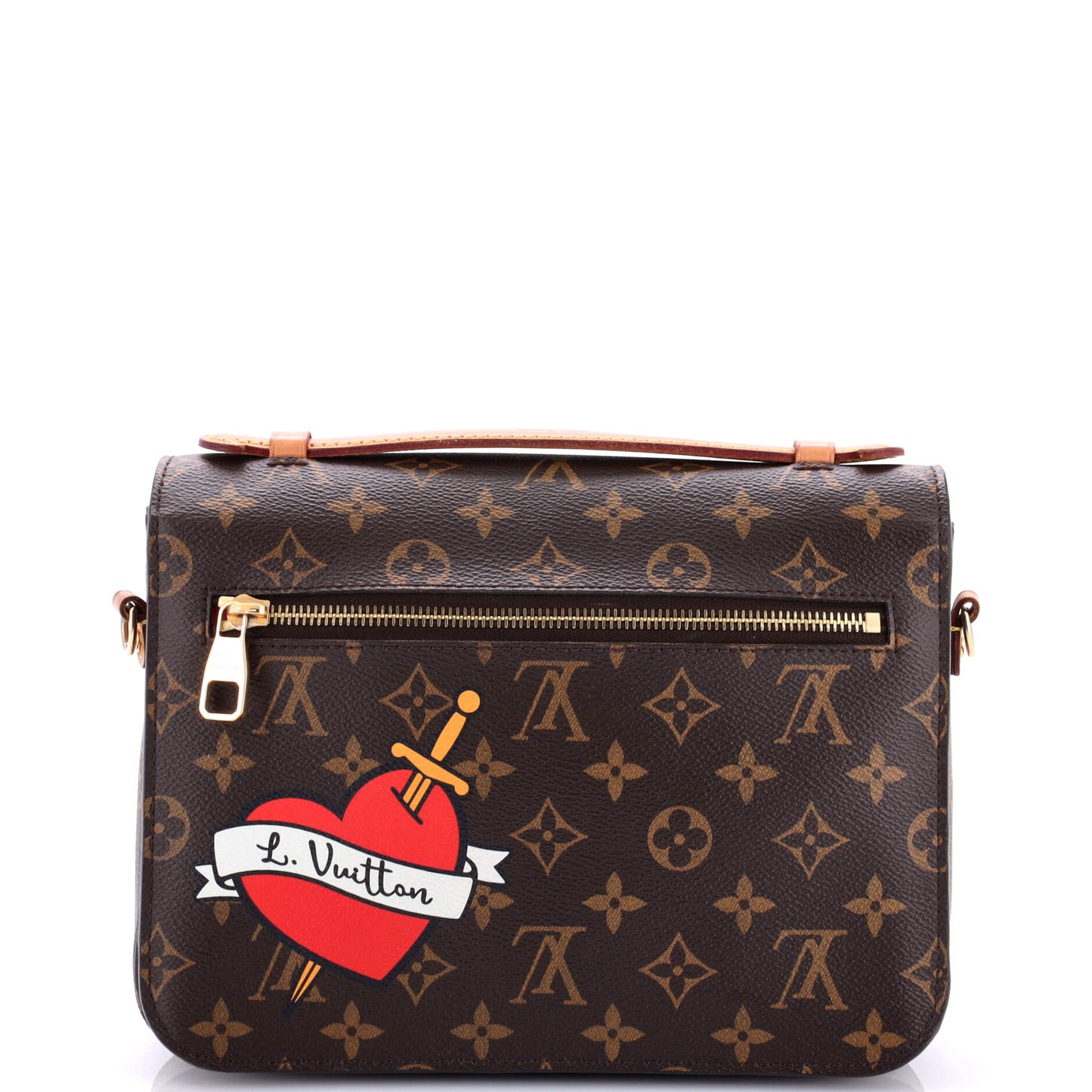 Louis Vuitton Pochette Metis Limited Edition Patches Shoulder Bag Canvas Monogram