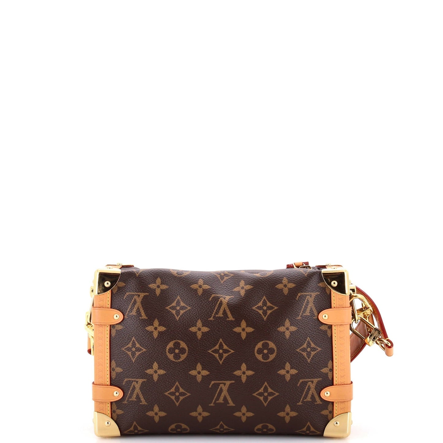 Louis Vuitton Side Trunk Handbag Pm Canvas Monogram Shoulder Bag