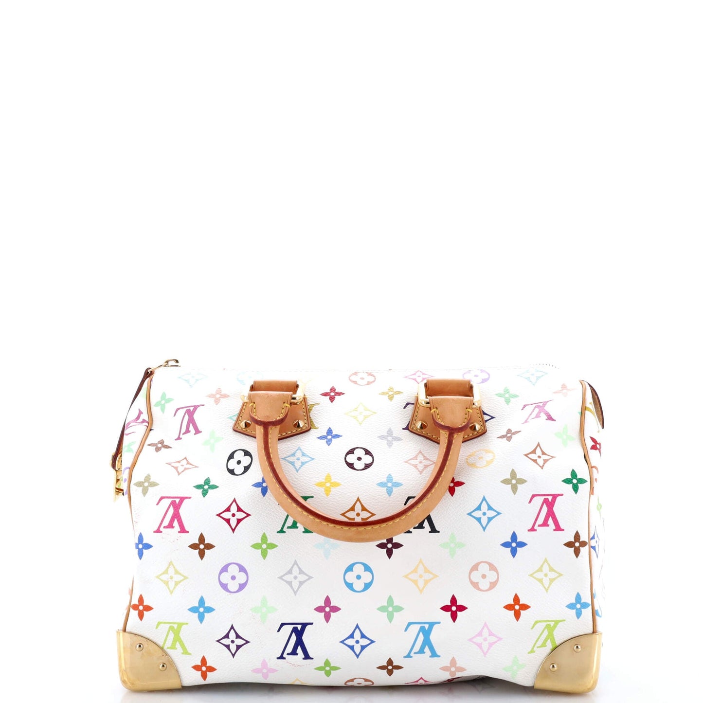 Louis Vuitton Speedy Handbag Multicolor Monogram Travel Bag Multicolor 303016921