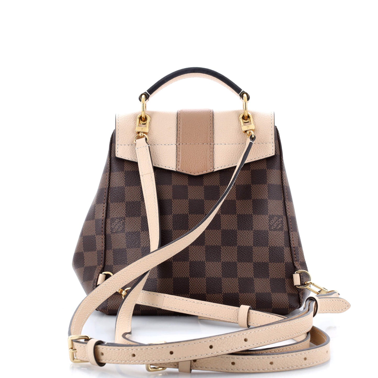 Louis Vuitton Clapton Backpack Damier And Leather Leather 30191231