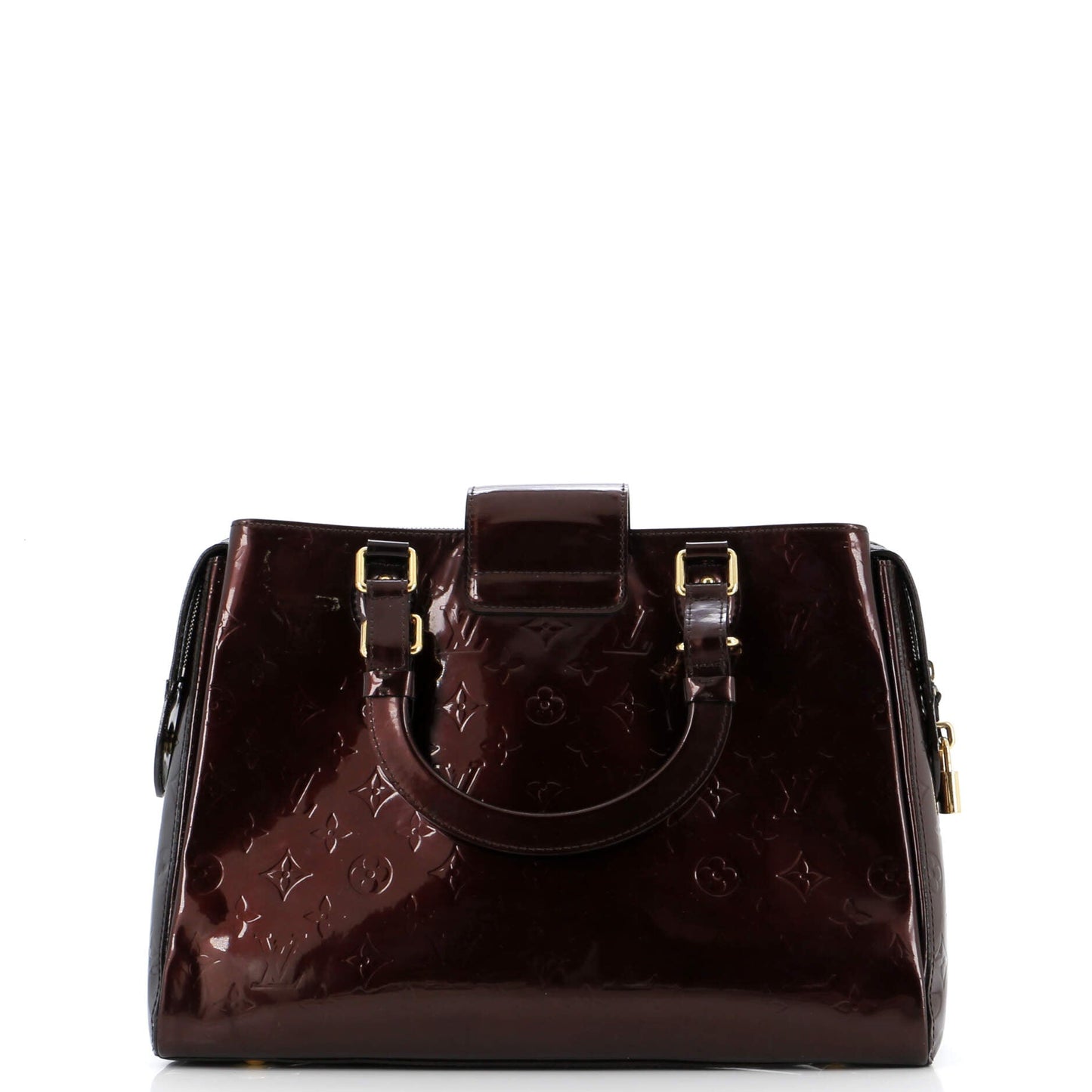 Louis Vuitton Melrose Avenue Handbag Vernis Monogram Travel Bag Vernis 3021024