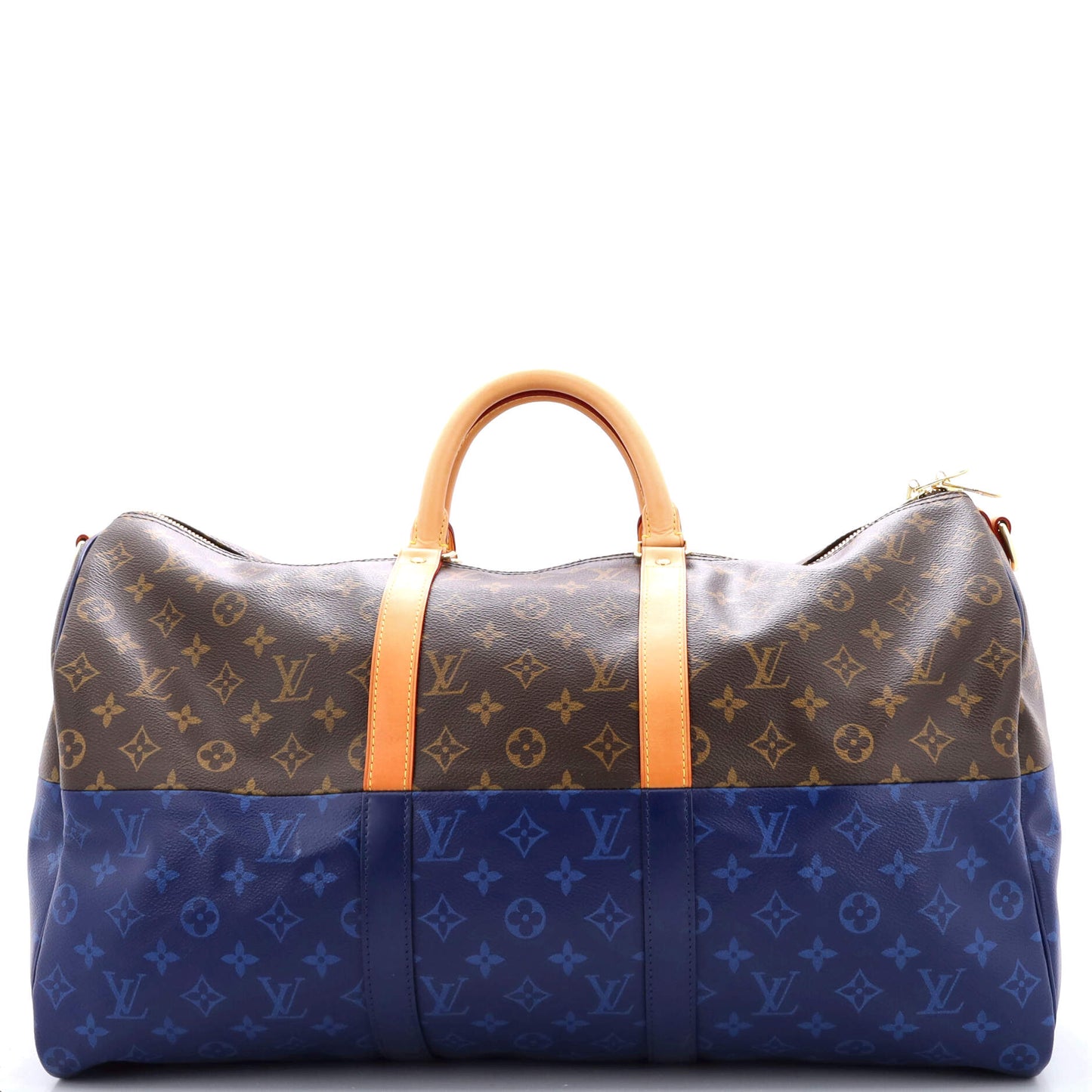 Louis Vuitton Keepall Bandouliere Bag Split Canvas Monogram Travel Bag