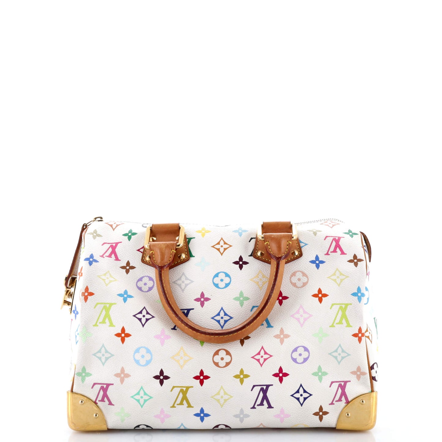 Louis Vuitton Speedy Handbag Multicolor Monogram Travel Bag Multicolor 303022831