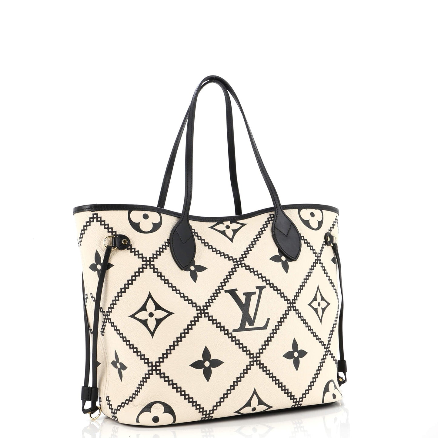 Louis Vuitton Neverfull Nm Tote Empreinte Giant Broderies Mm Monogram Tote Bag