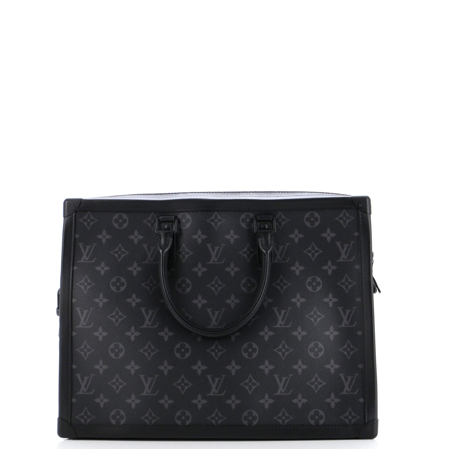 Louis Vuitton Soft Trunk Briefcase Eclipse Handbag Canvas Monogram Travel Bag