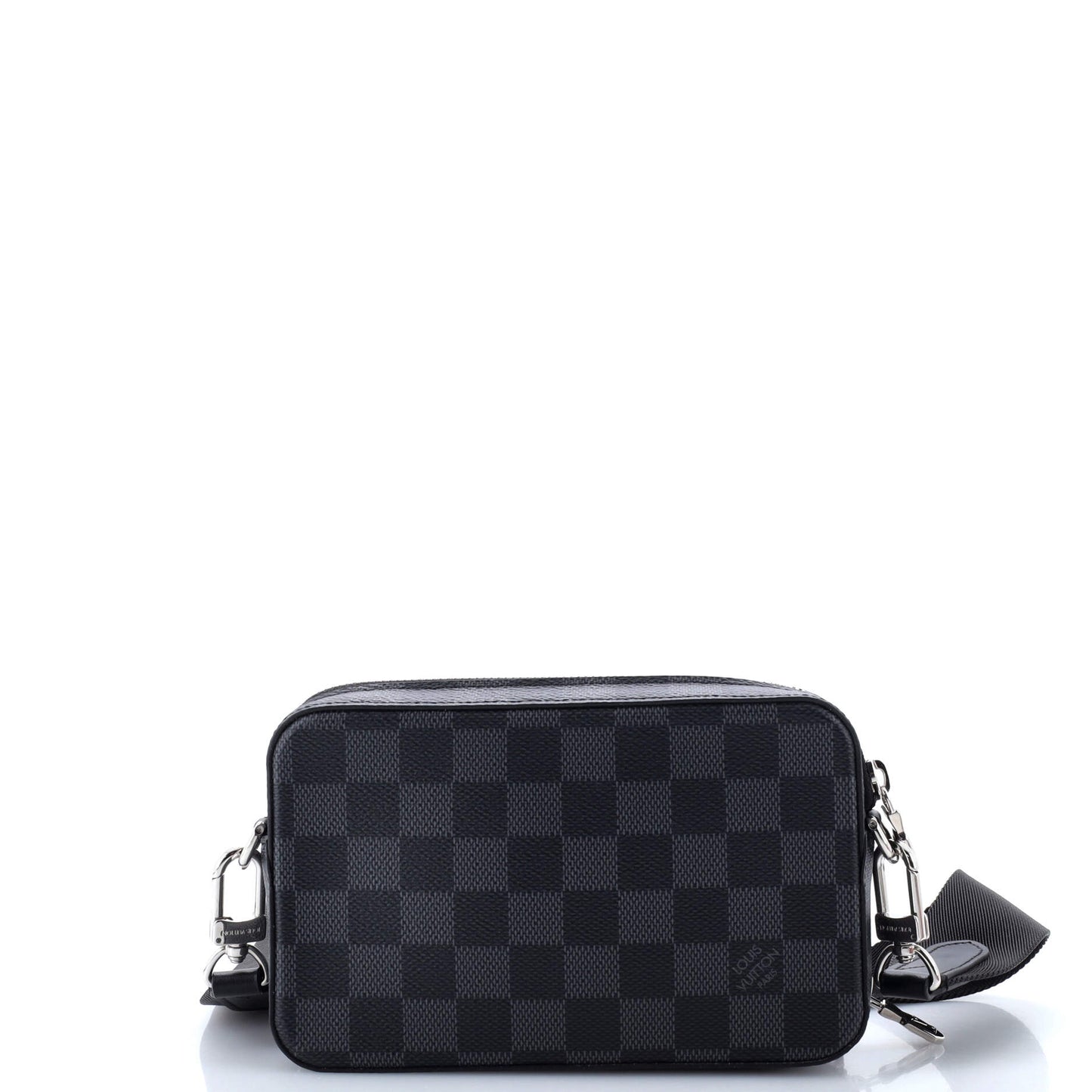 Louis Vuitton Alpha Wearable Wallet Damier Graphite Handbag Travel Bag