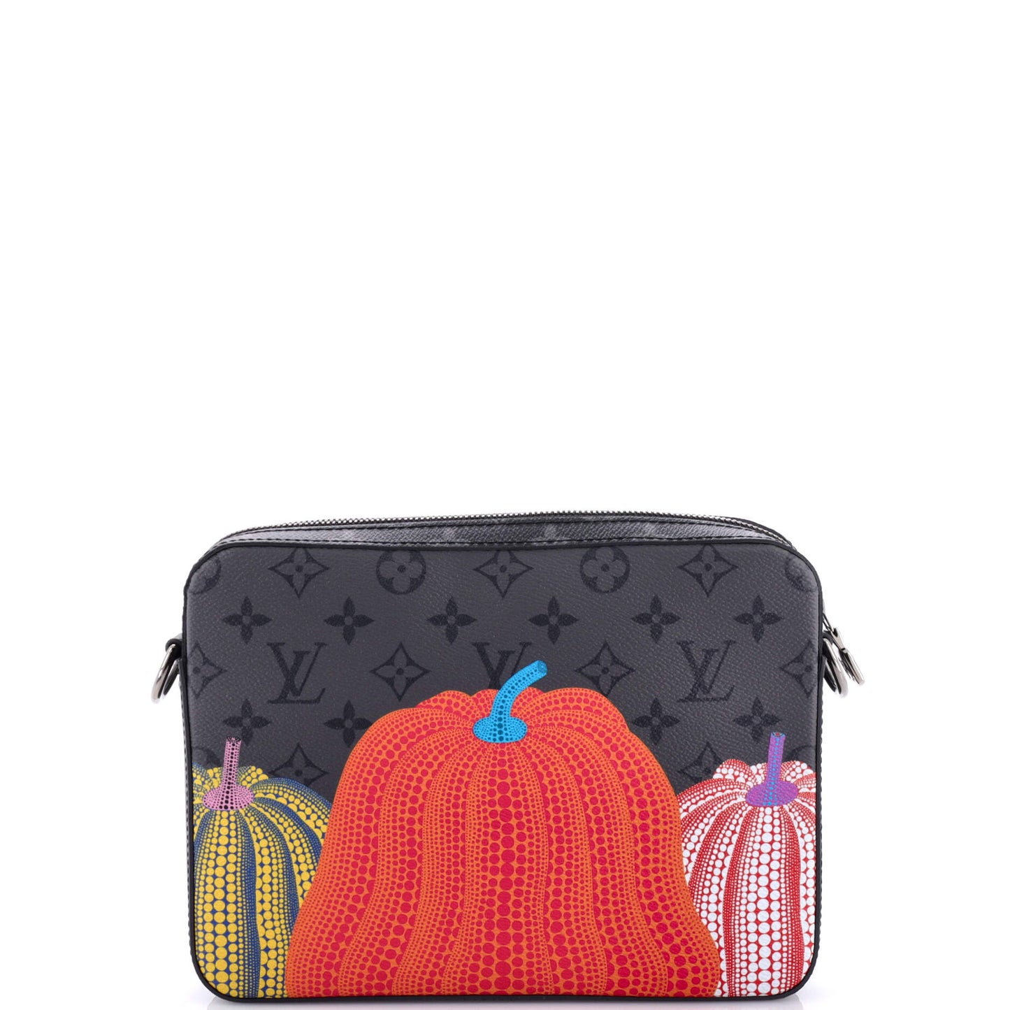 Louis Vuitton Trio Messenger Bag Yayoi Kusama Pumpkins Reverse Canvas Monogram Shoes