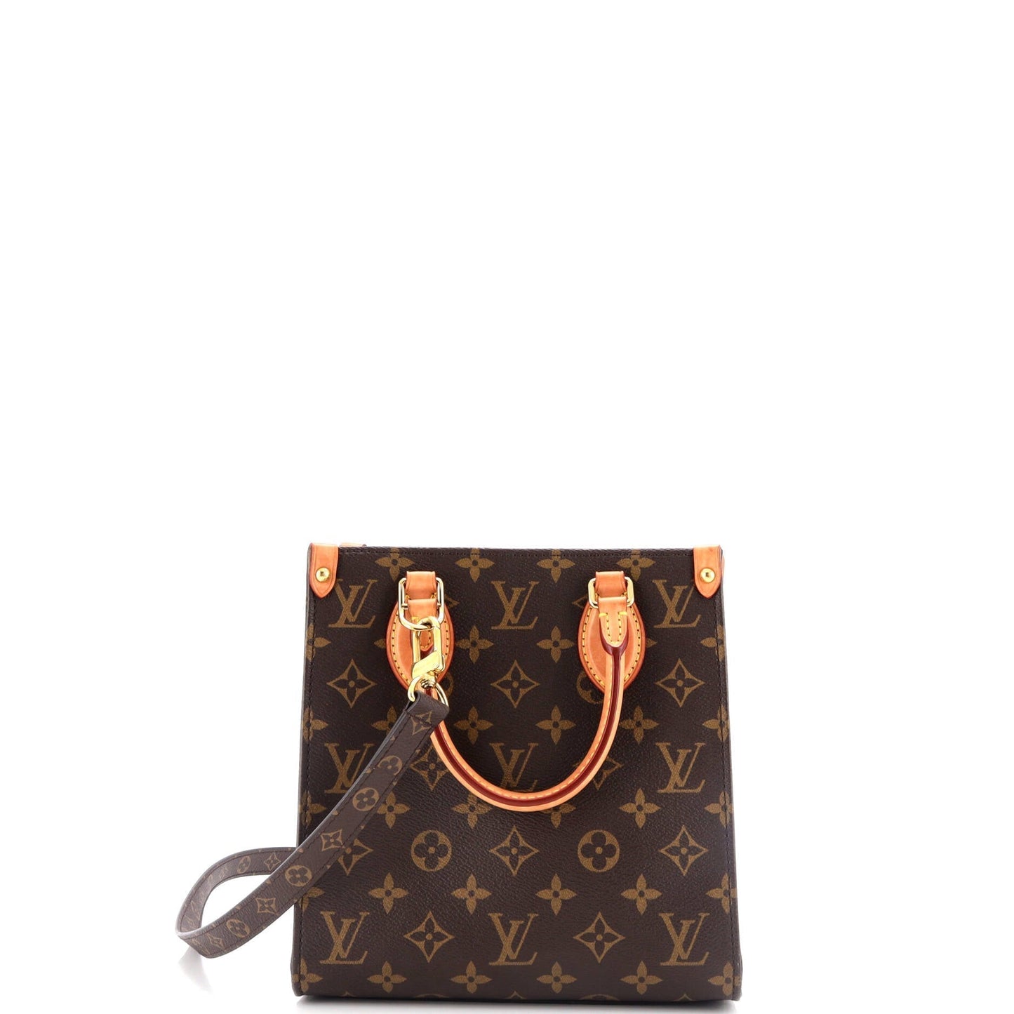 Louis Vuitton Sac Plat Nm Bag Bb Canvas Monogram Tote Bag